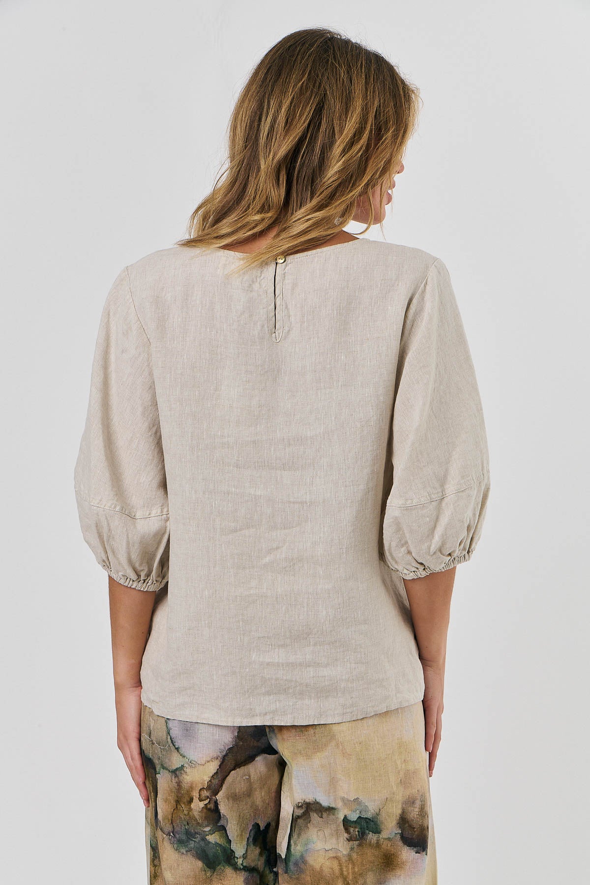 Linen Top - Sand