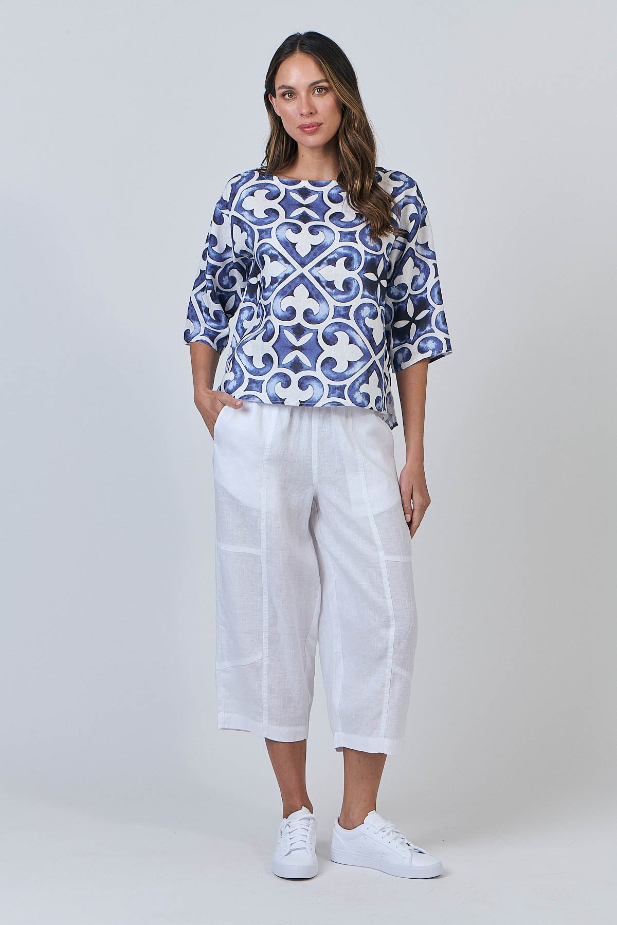 Linen Pants - White