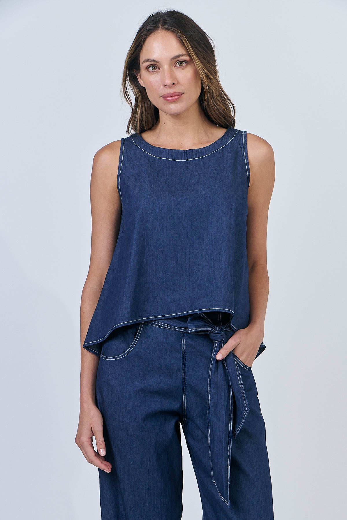 Cotton Top - Chambray