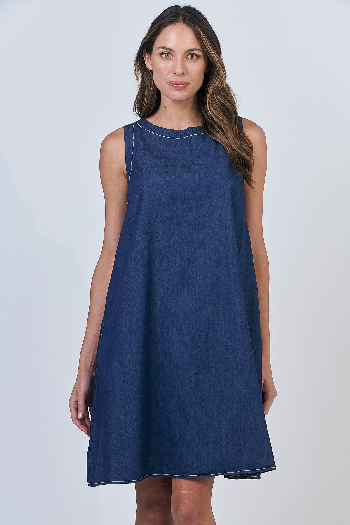 Cotton Dress - Chambray