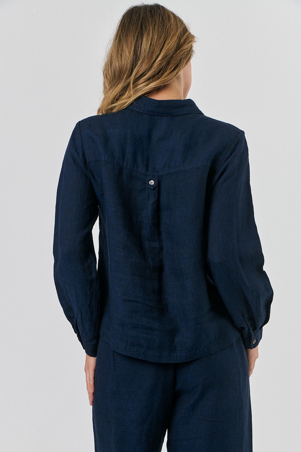 Linen Top - Midnight