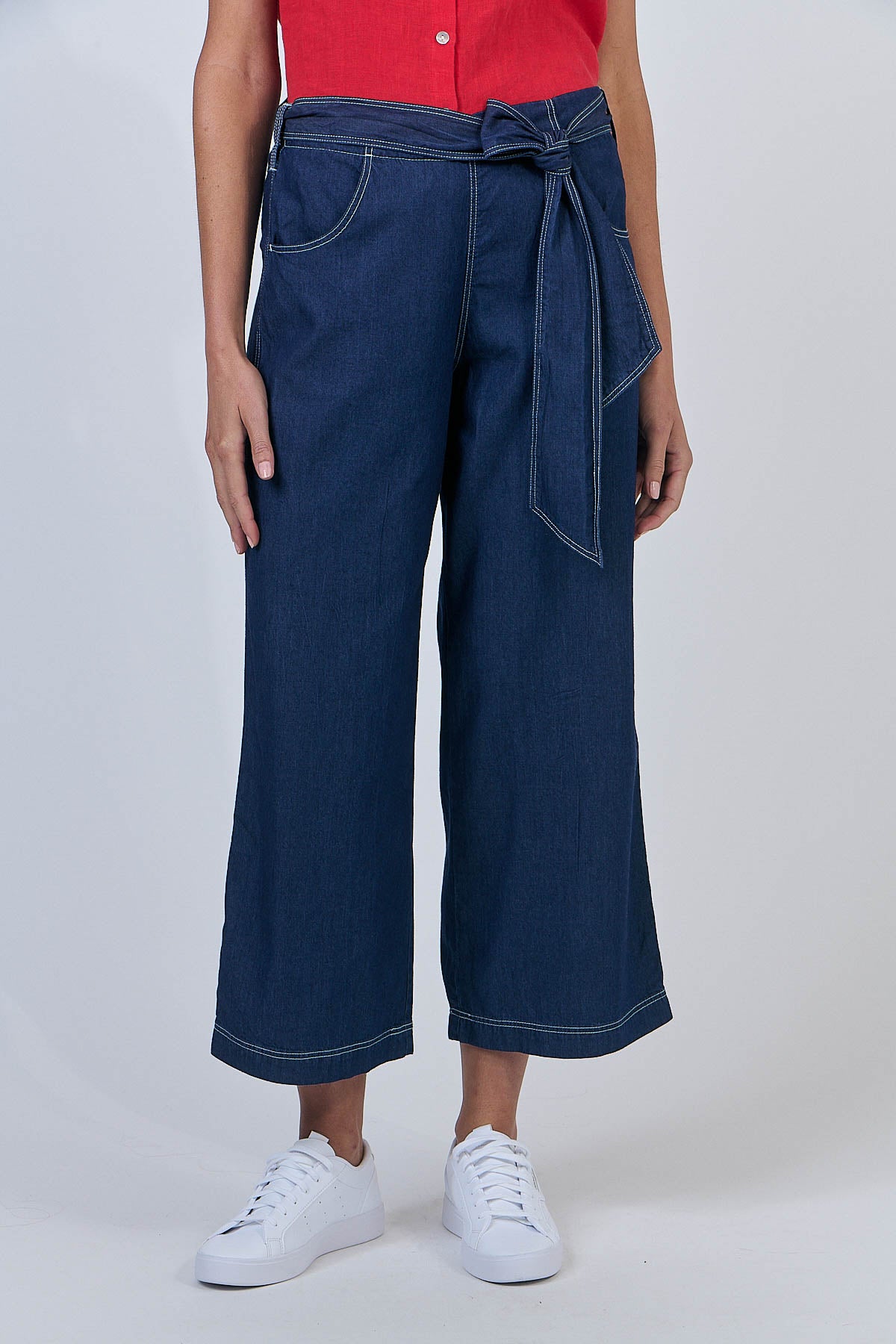 Cotton Pants - Chambray