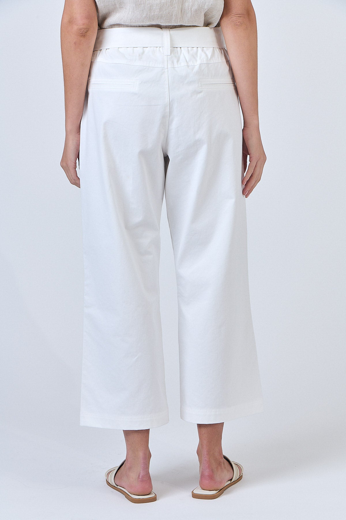 Cotton Pants - Salt