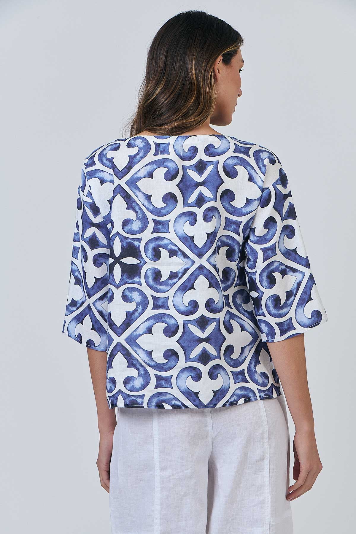 Linen Top - Corfu