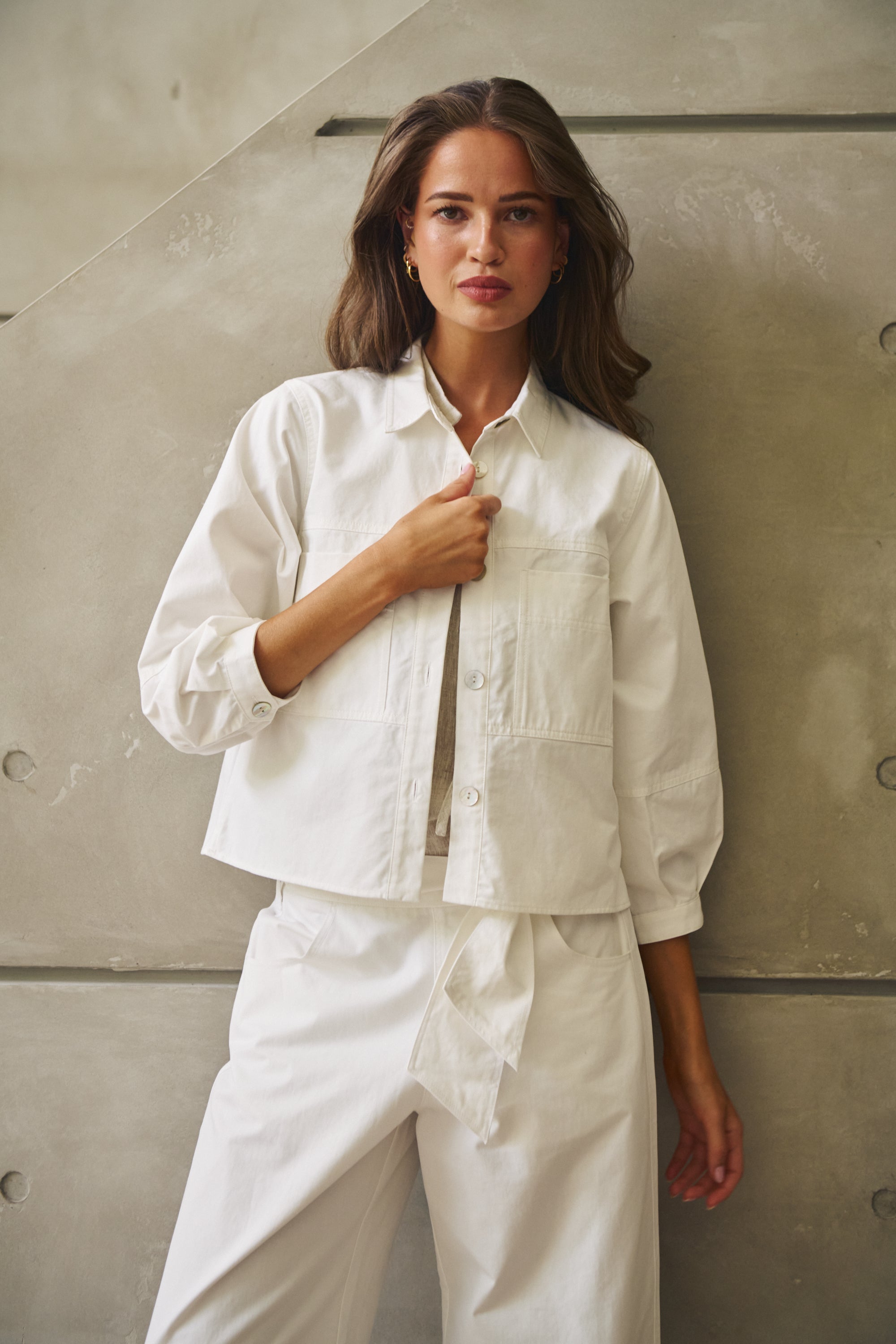 Cotton Jacket - Salt
