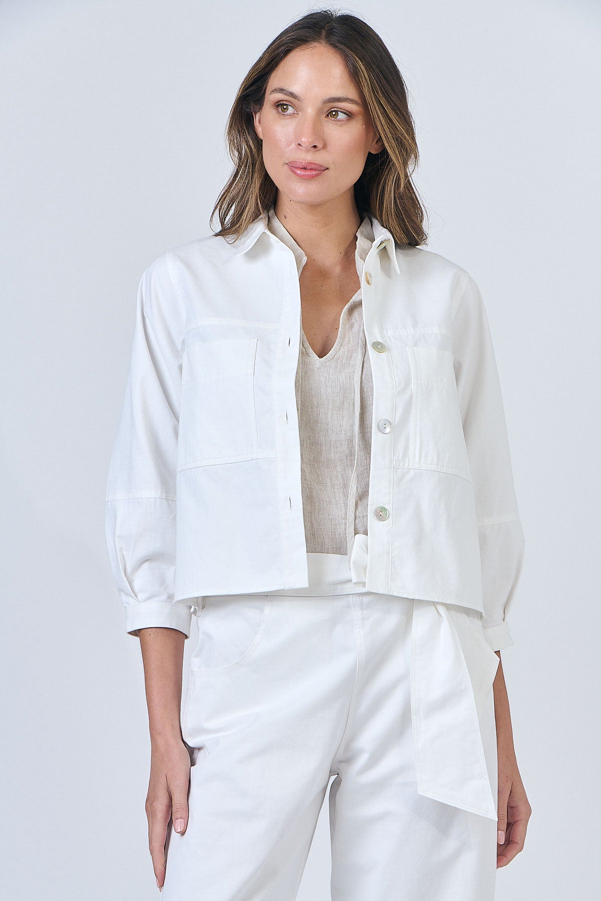Cotton Jacket - Salt