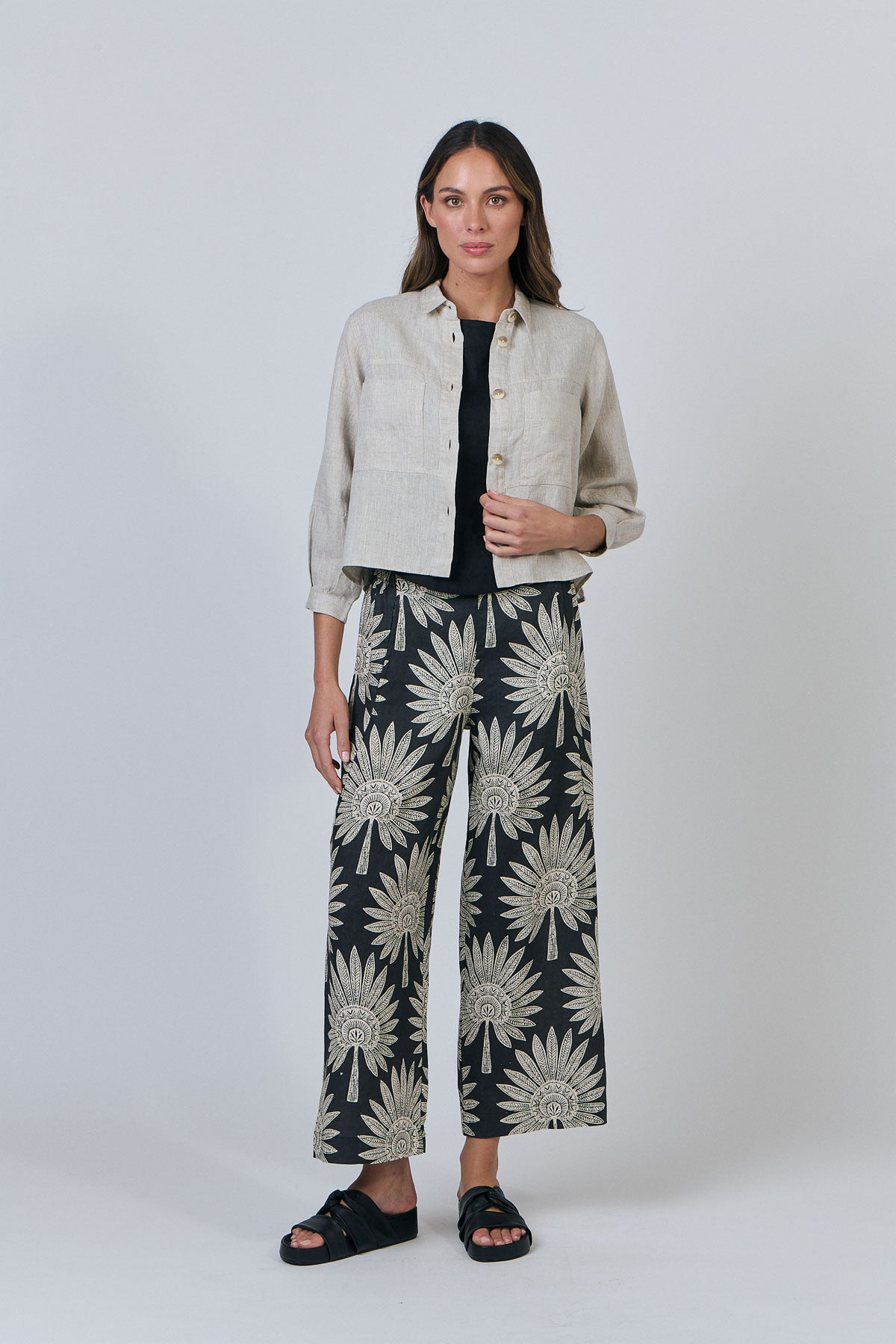 Linen Jacket - Sand