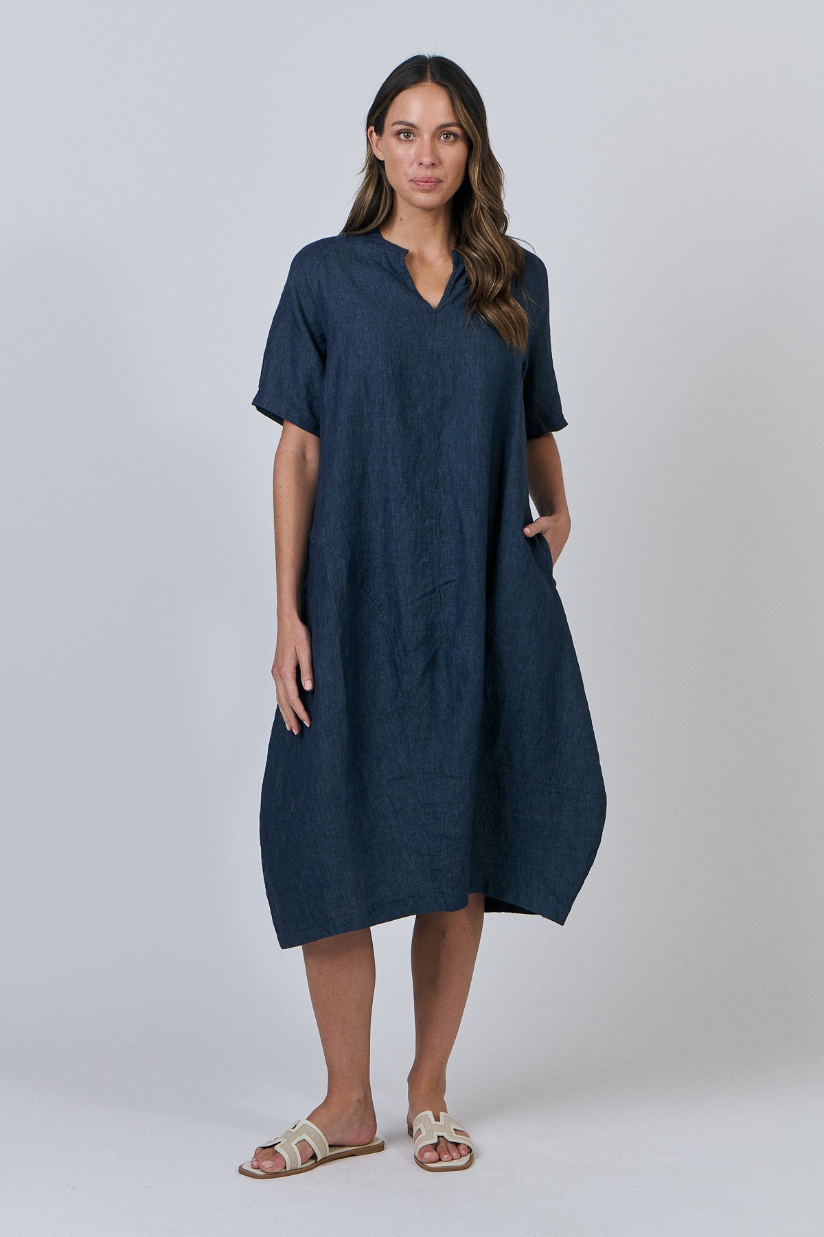Linen Dress - Poseidon