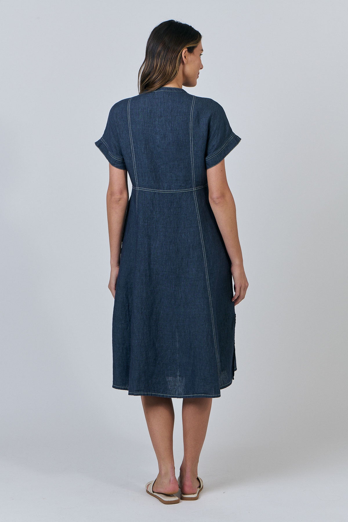 Linen Dress - Poseidon