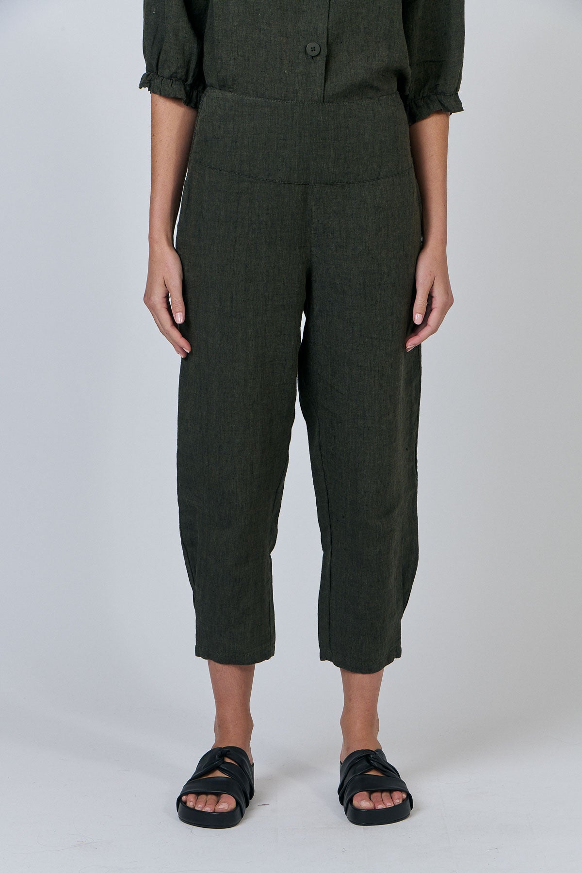Linen Pants - Licorice
