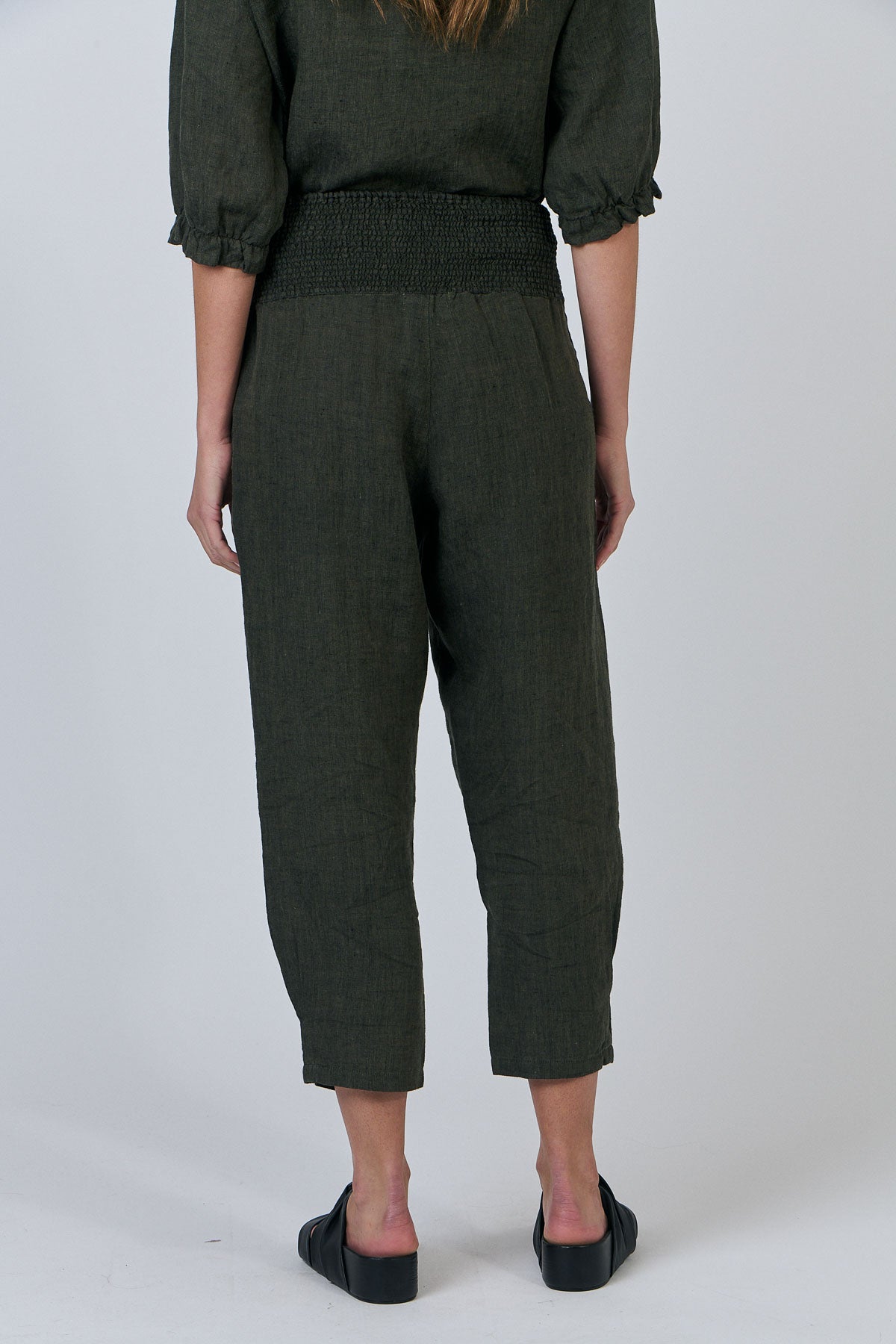 Linen Pants - Licorice