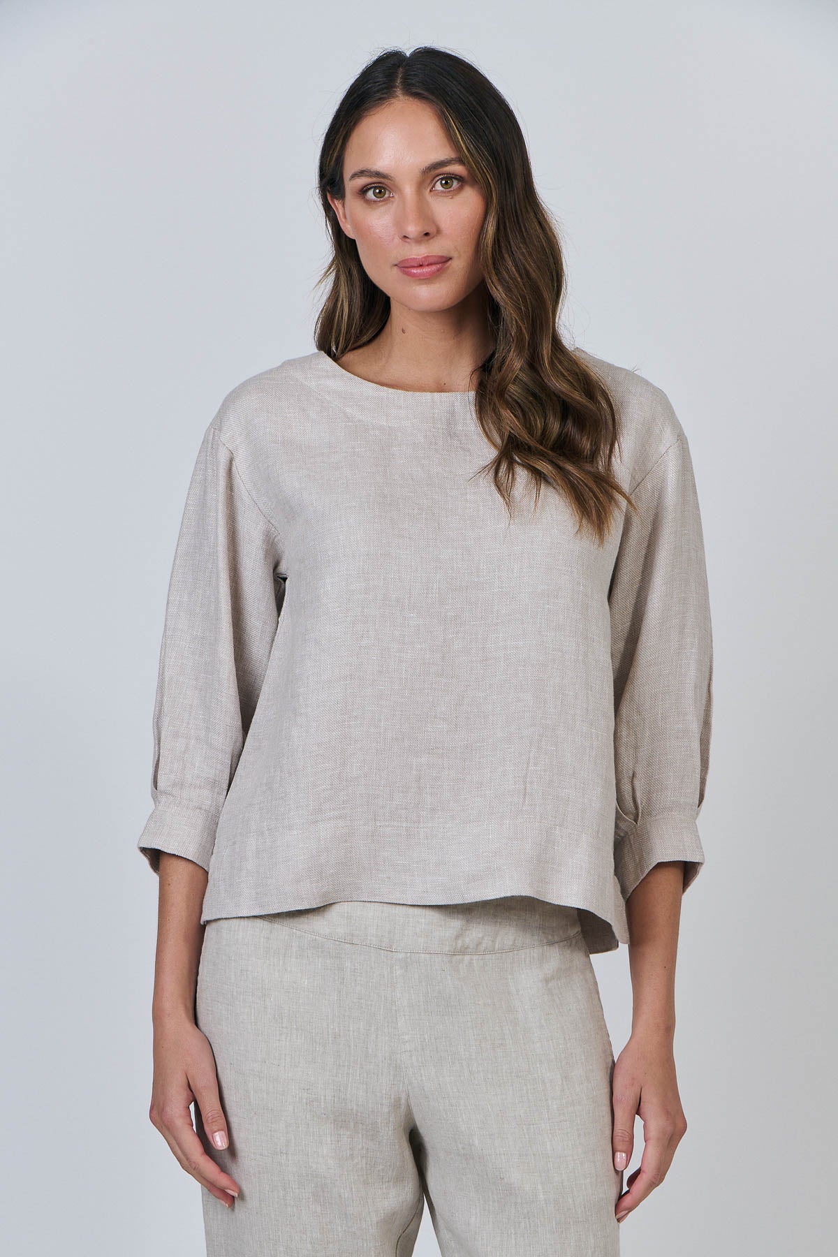 Linen Top - Sand