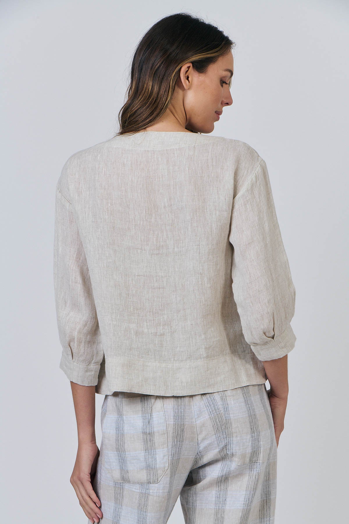 Linen Top - Soybean