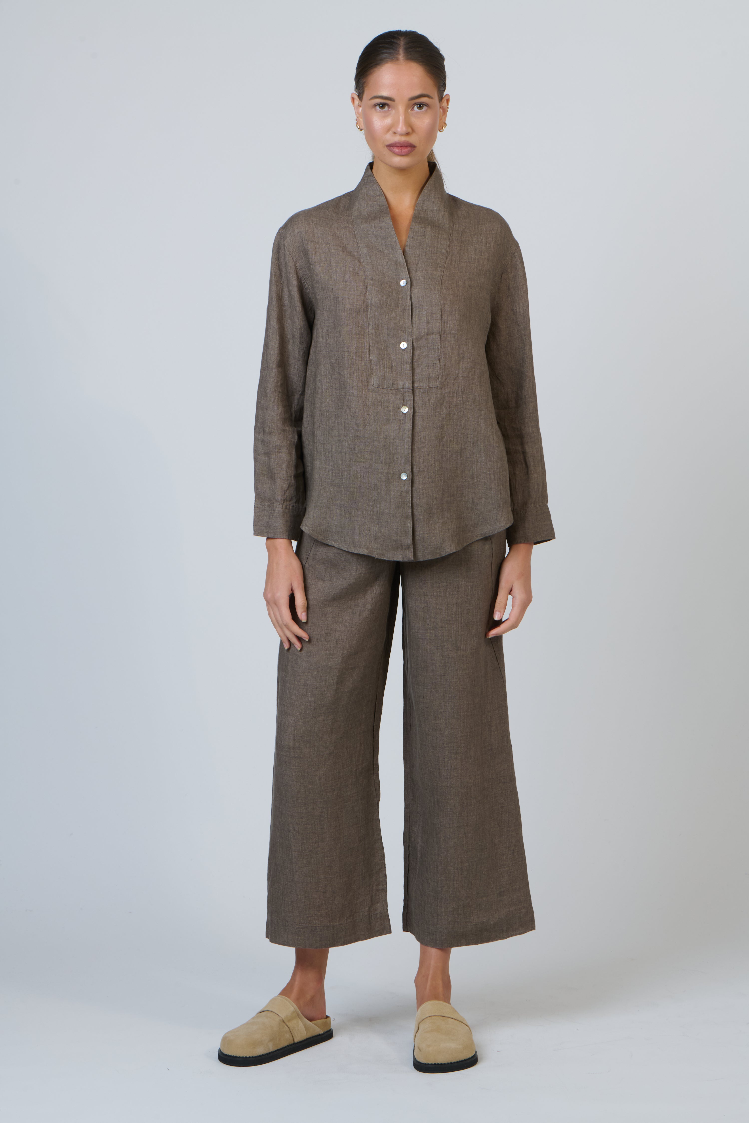 Linen Pants - Cigar