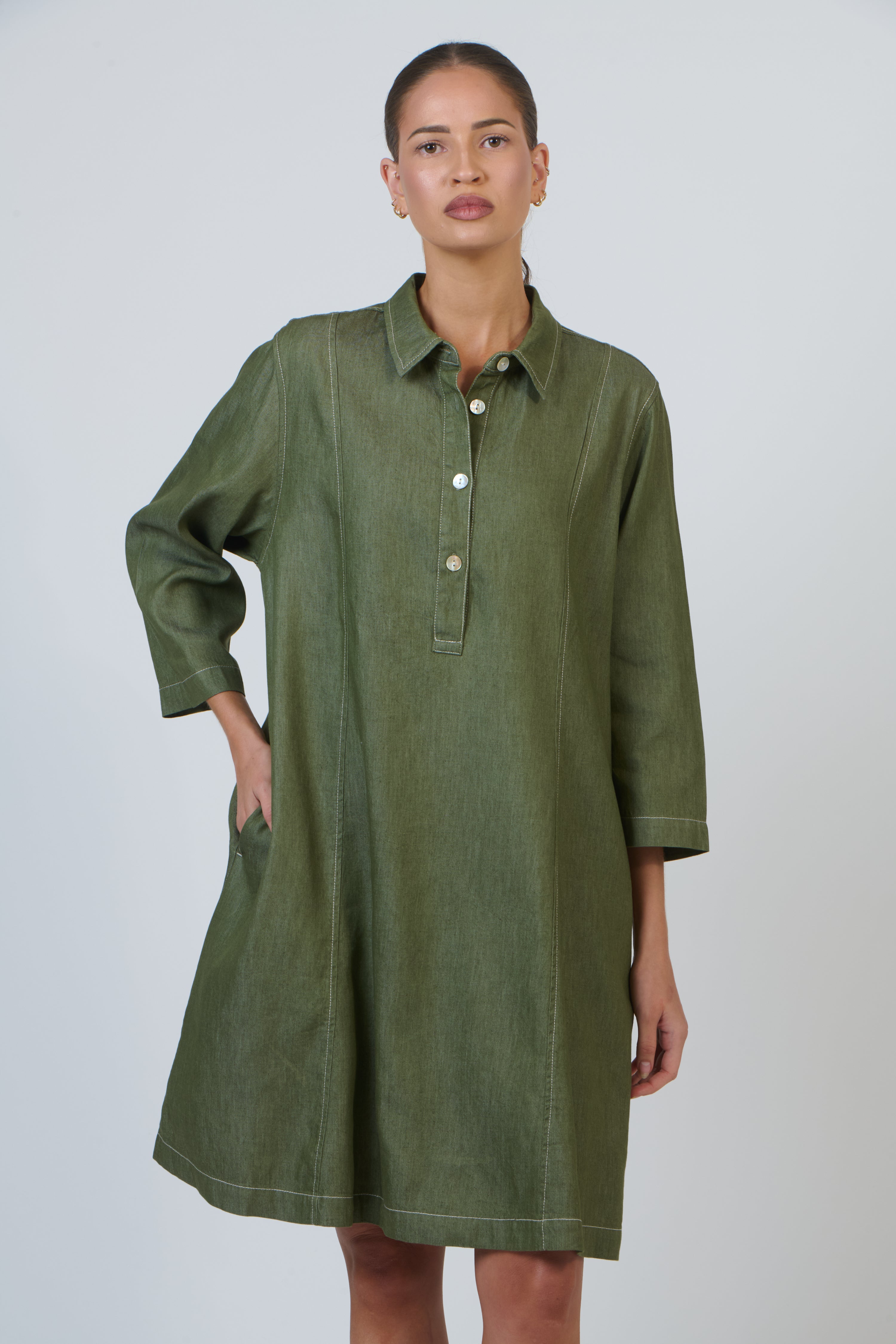 GA664 Dress - Bayleaf