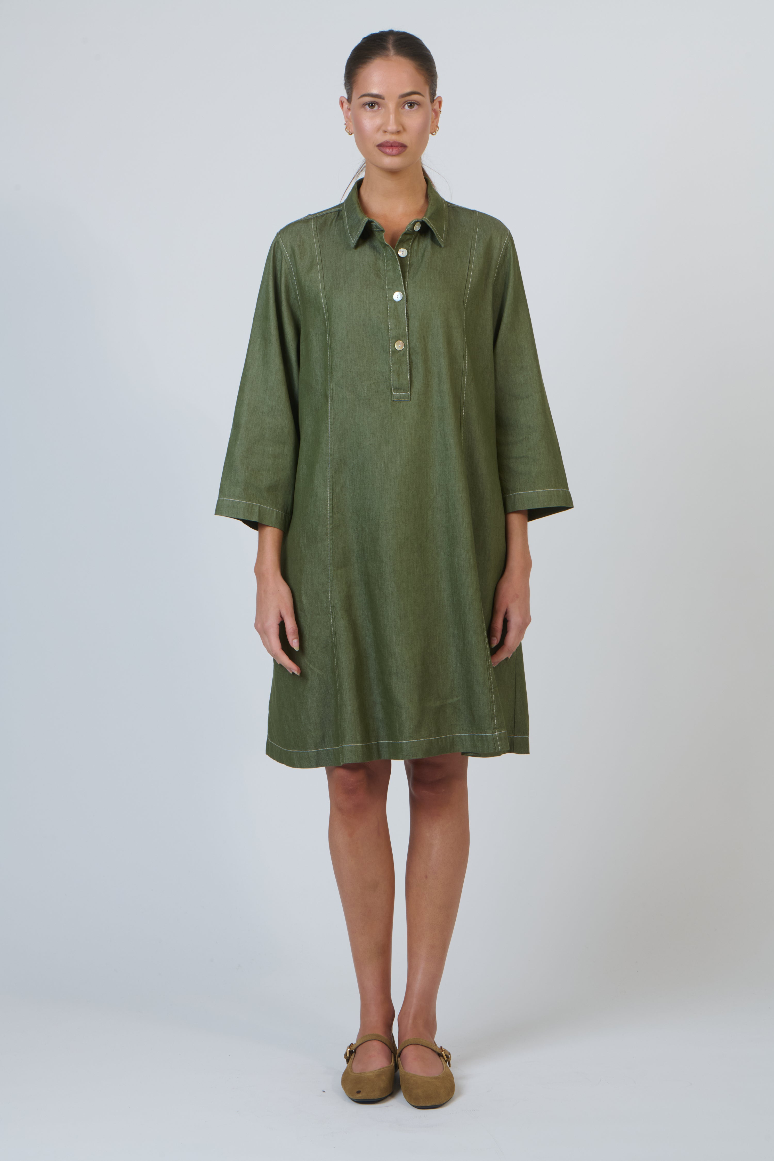 GA664 Dress - Bayleaf