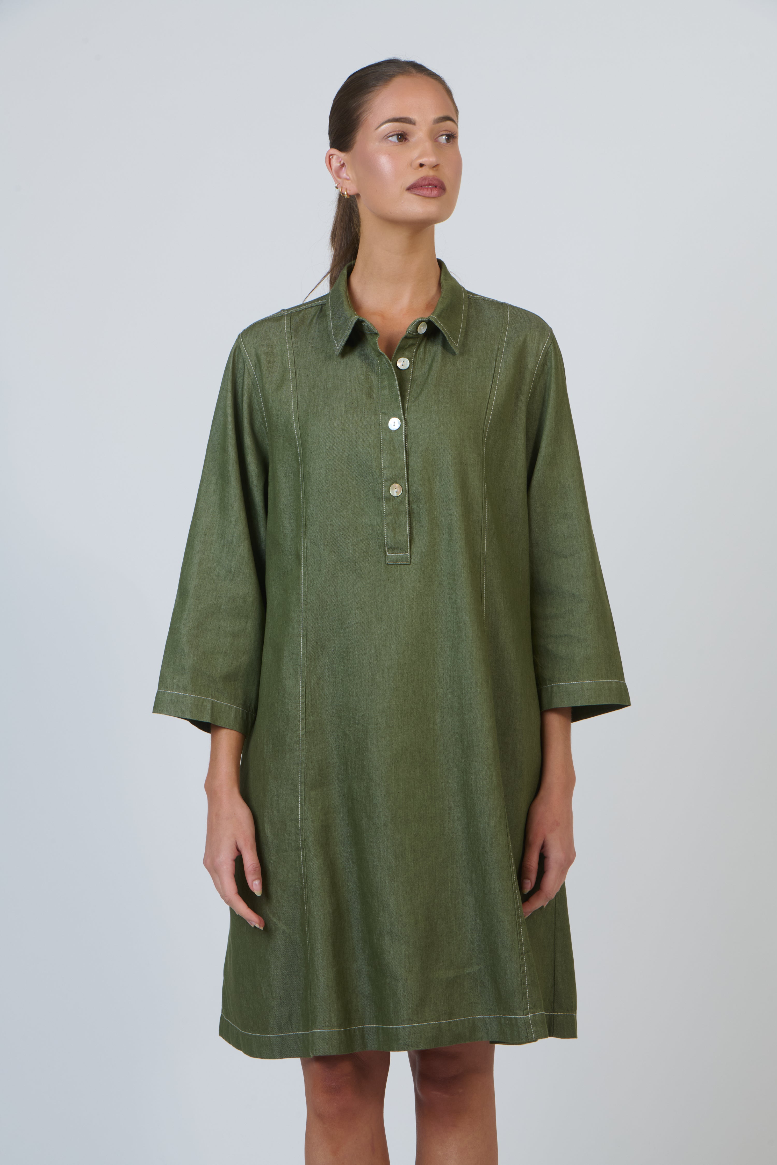 GA664 Dress - Bayleaf