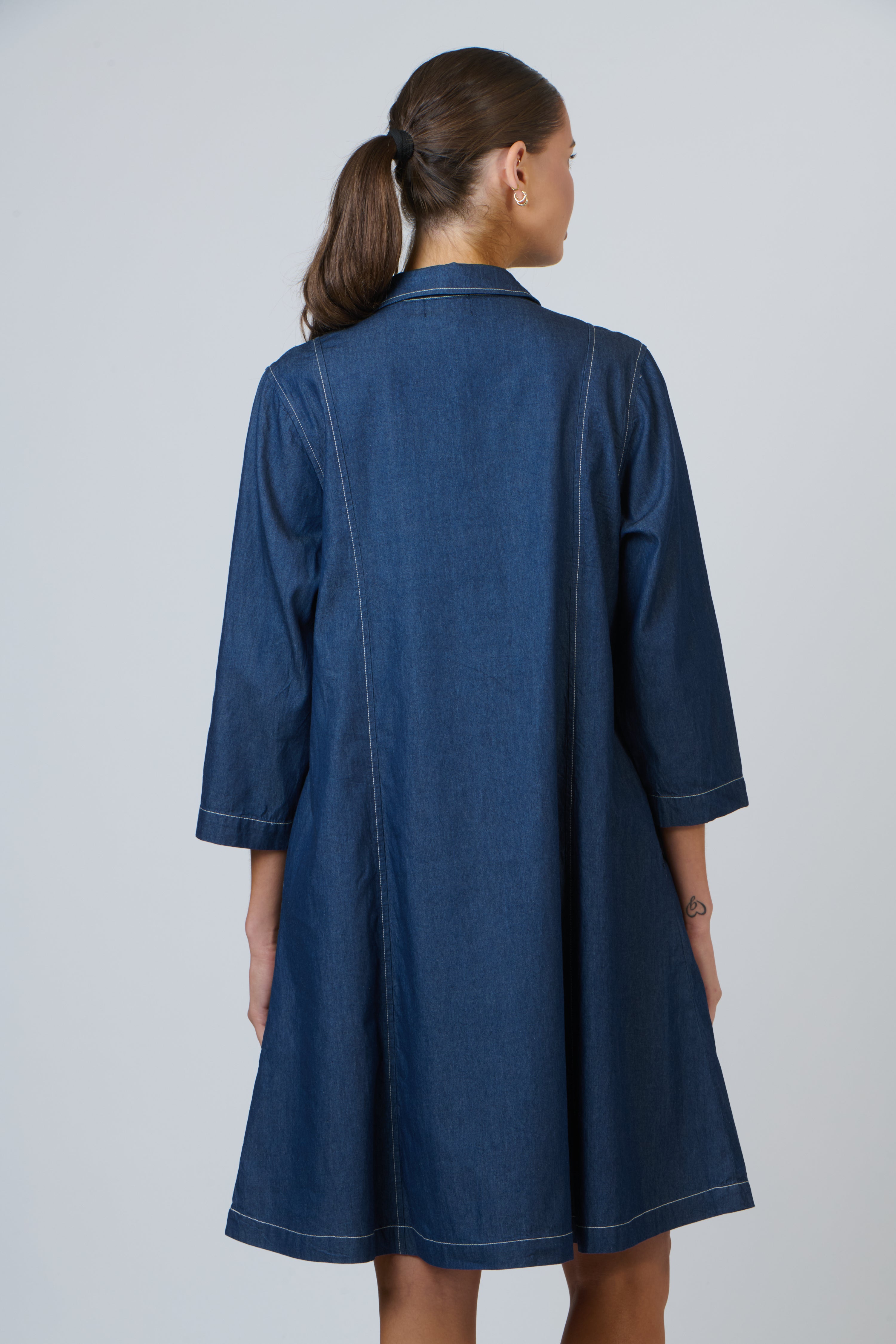 GA664 Dress - Denim