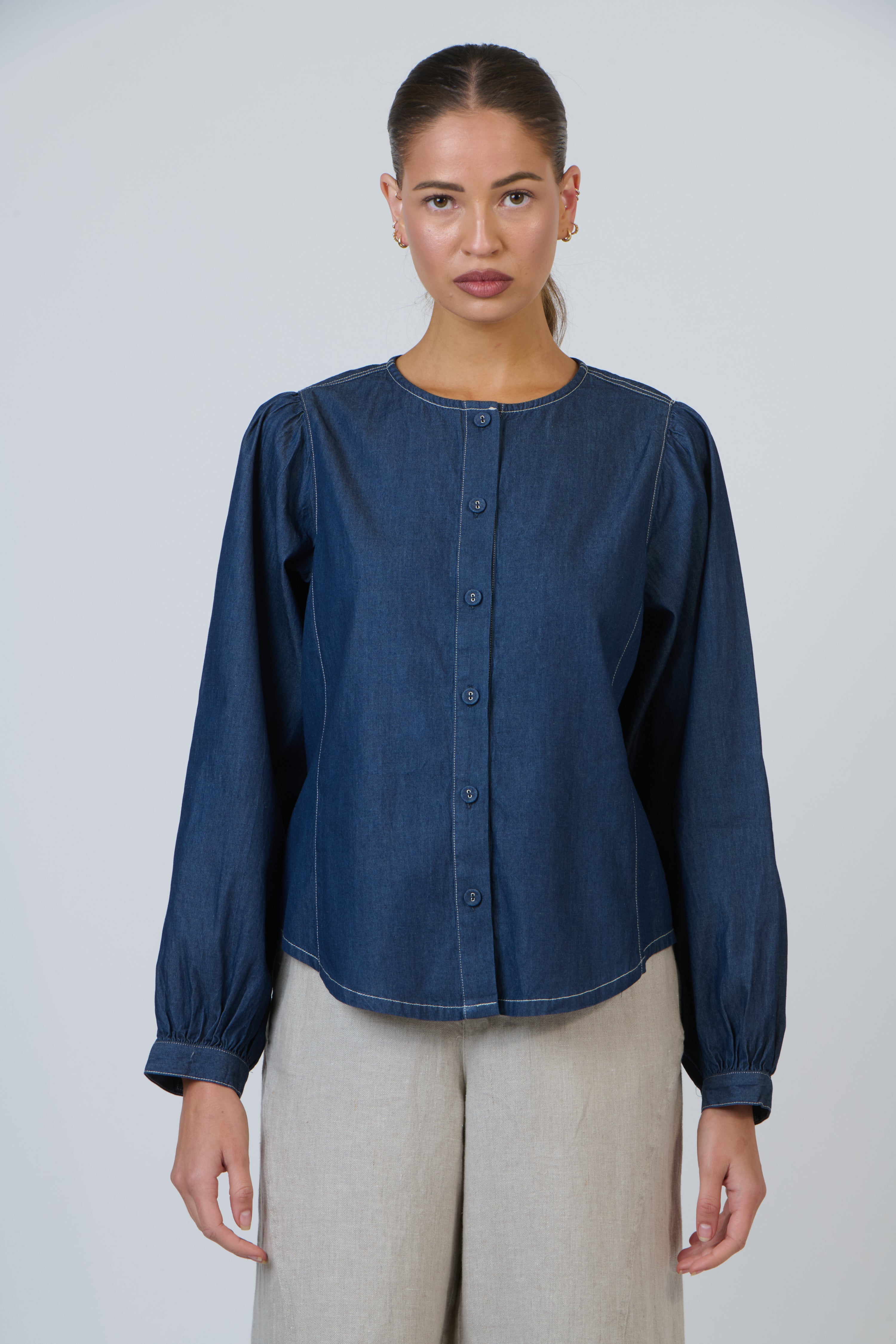 GA679 Top - Denim