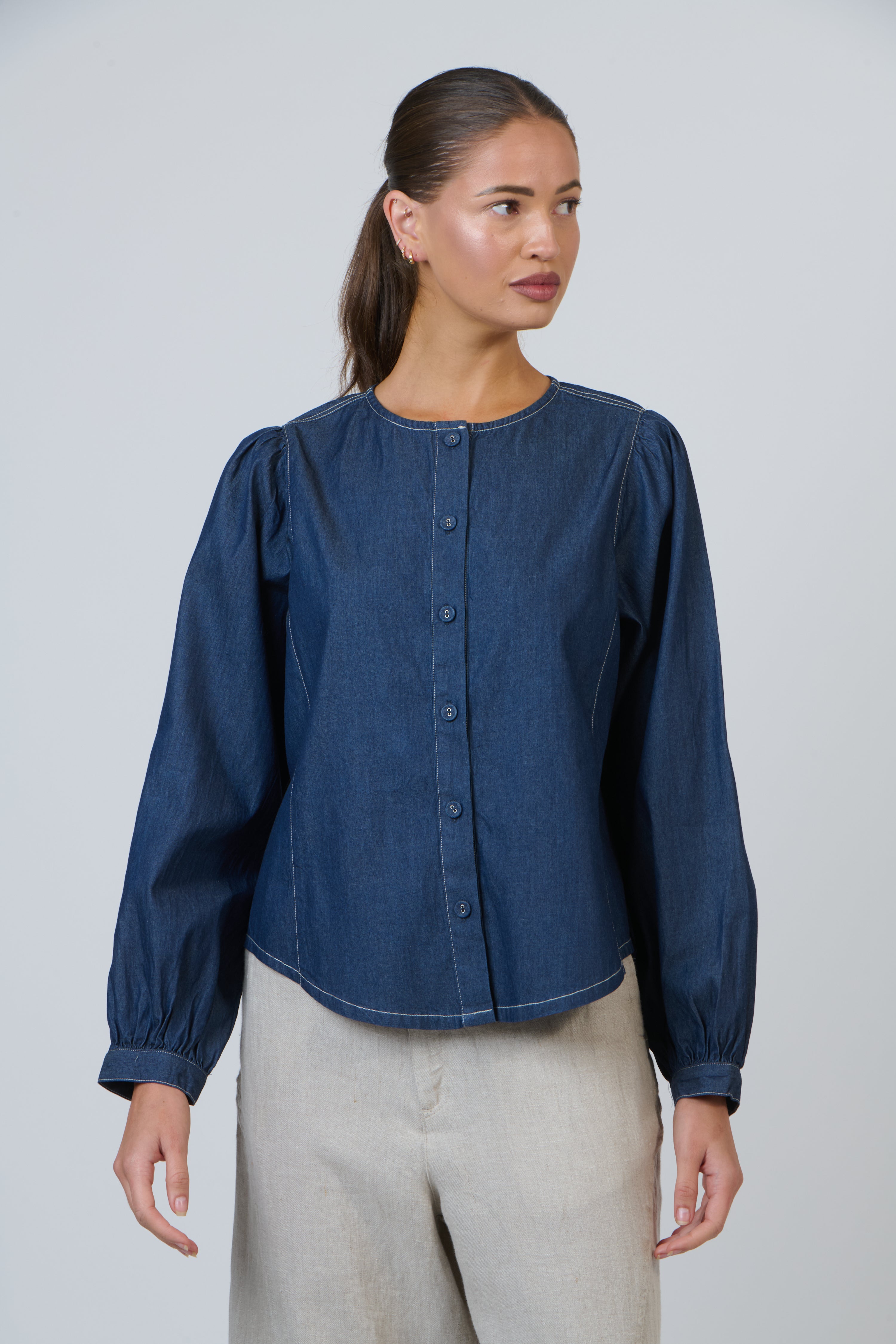 GA679 Top - Denim