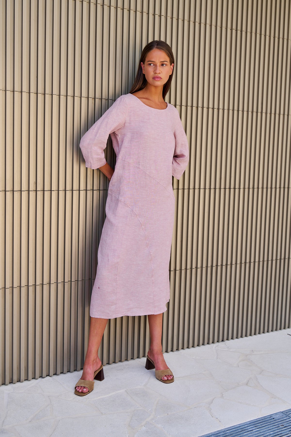 GA682 Dress - Radish