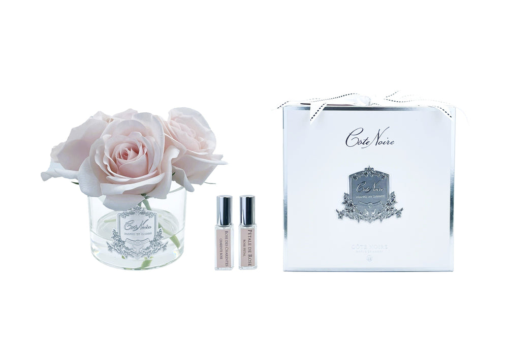 Perfumed Natural Touch Five Roses - Clear - French Pink