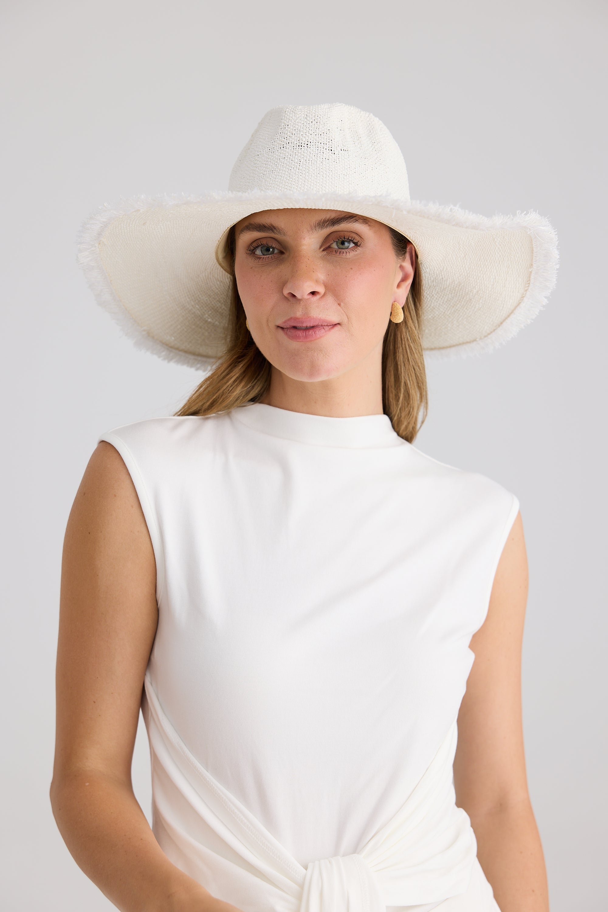 Sea Breeze Sun Hat - White