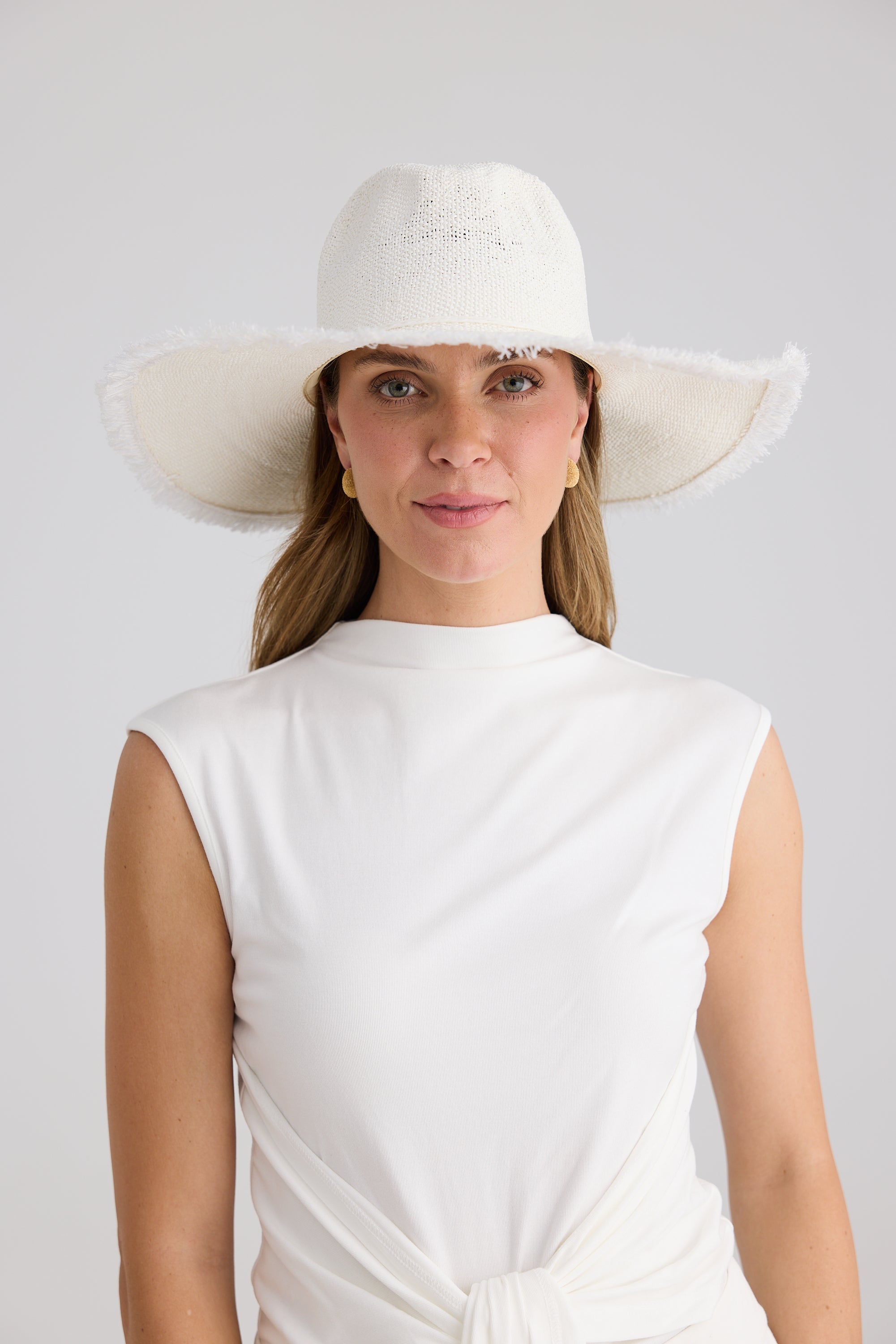 Sea Breeze Sun Hat - White