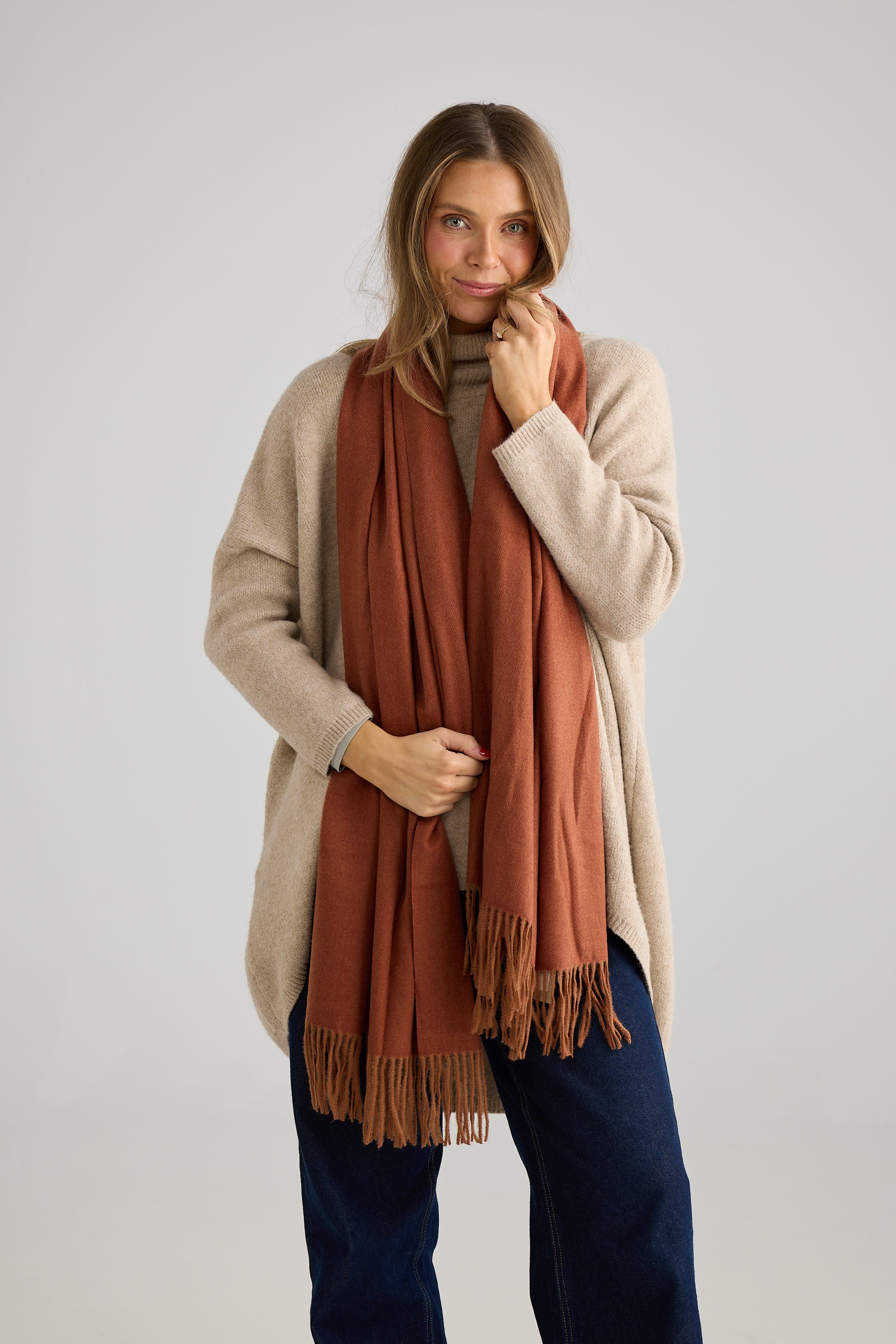 Phoenix Scarf - Brown