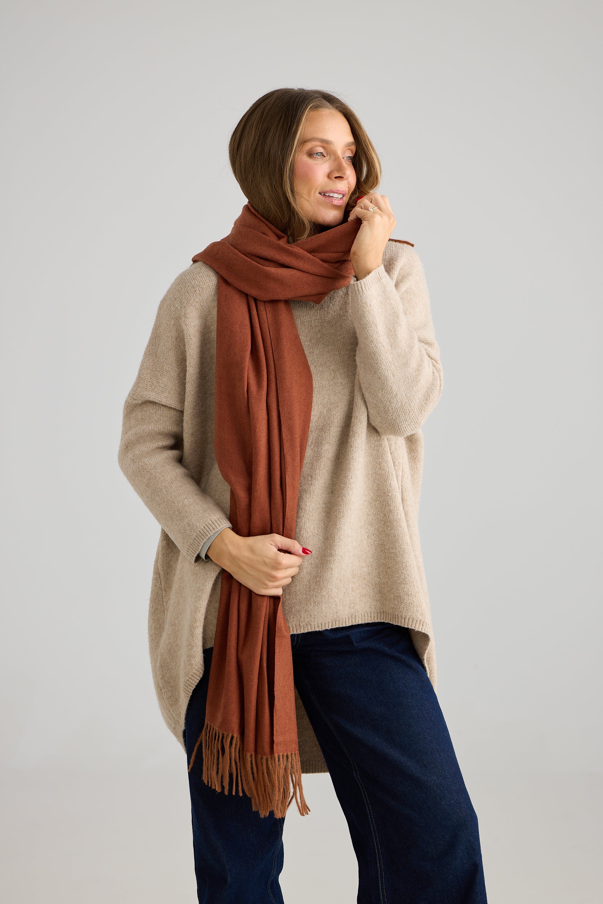 Phoenix Scarf - Brown