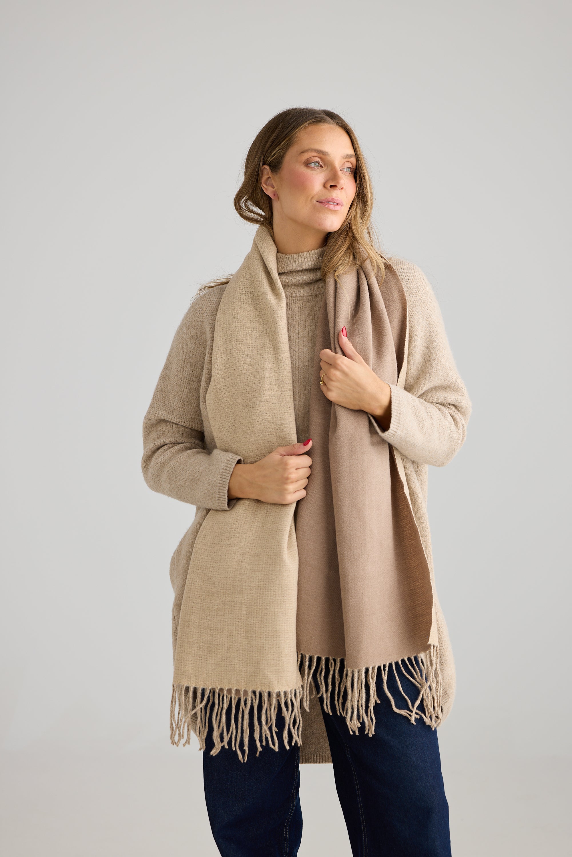 Atlanta Scarf - Taupe