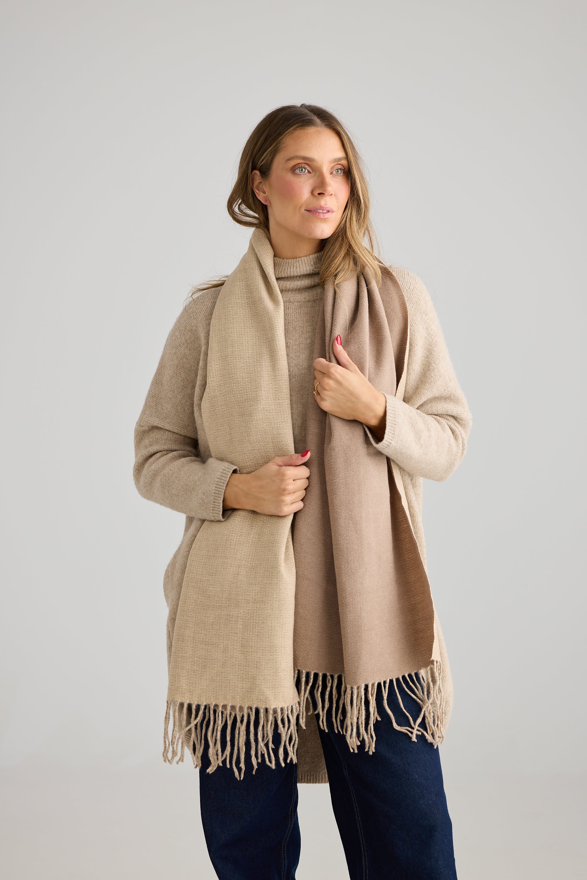 Atlanta Scarf - Taupe