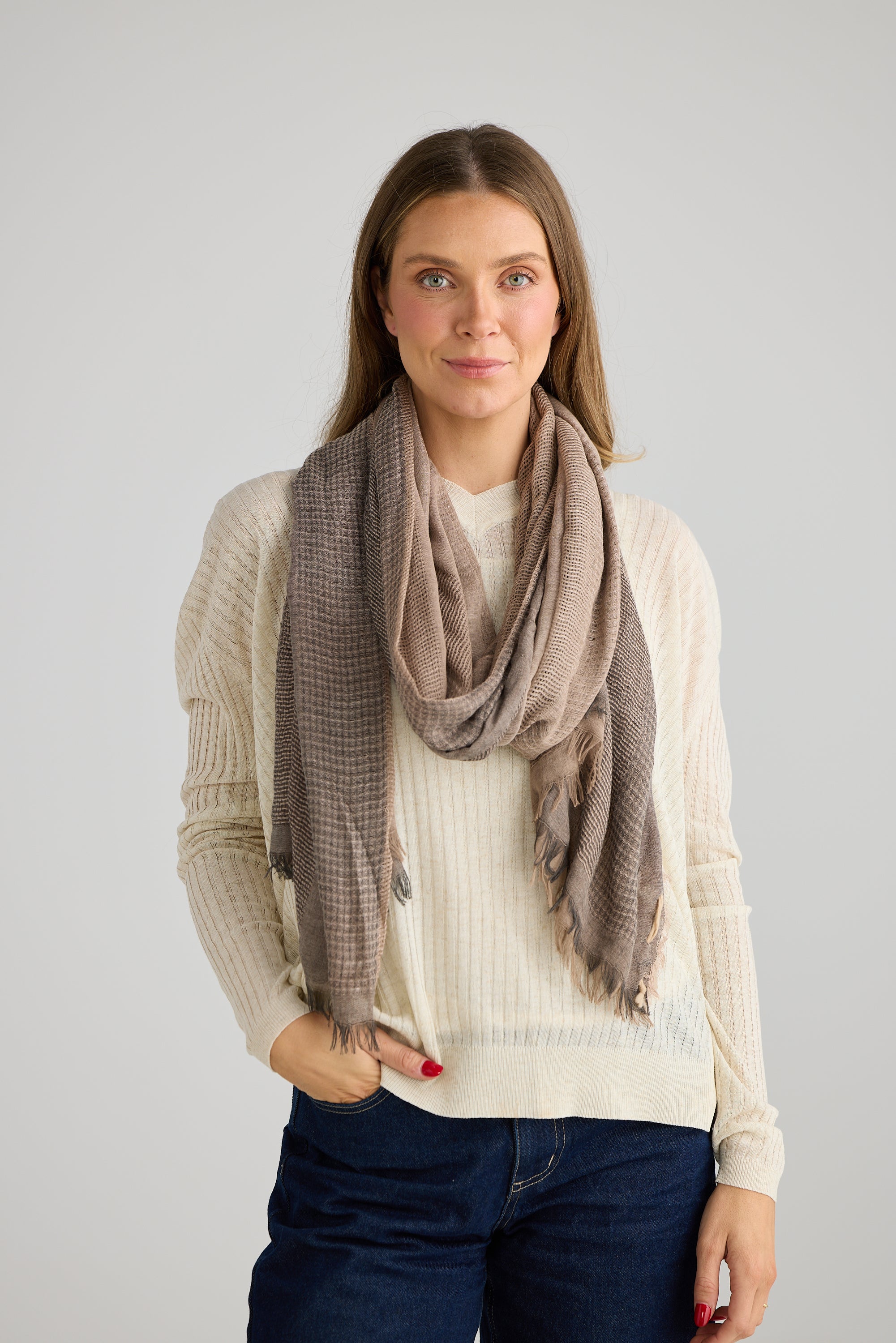 Santa Fe Scarf - Grey