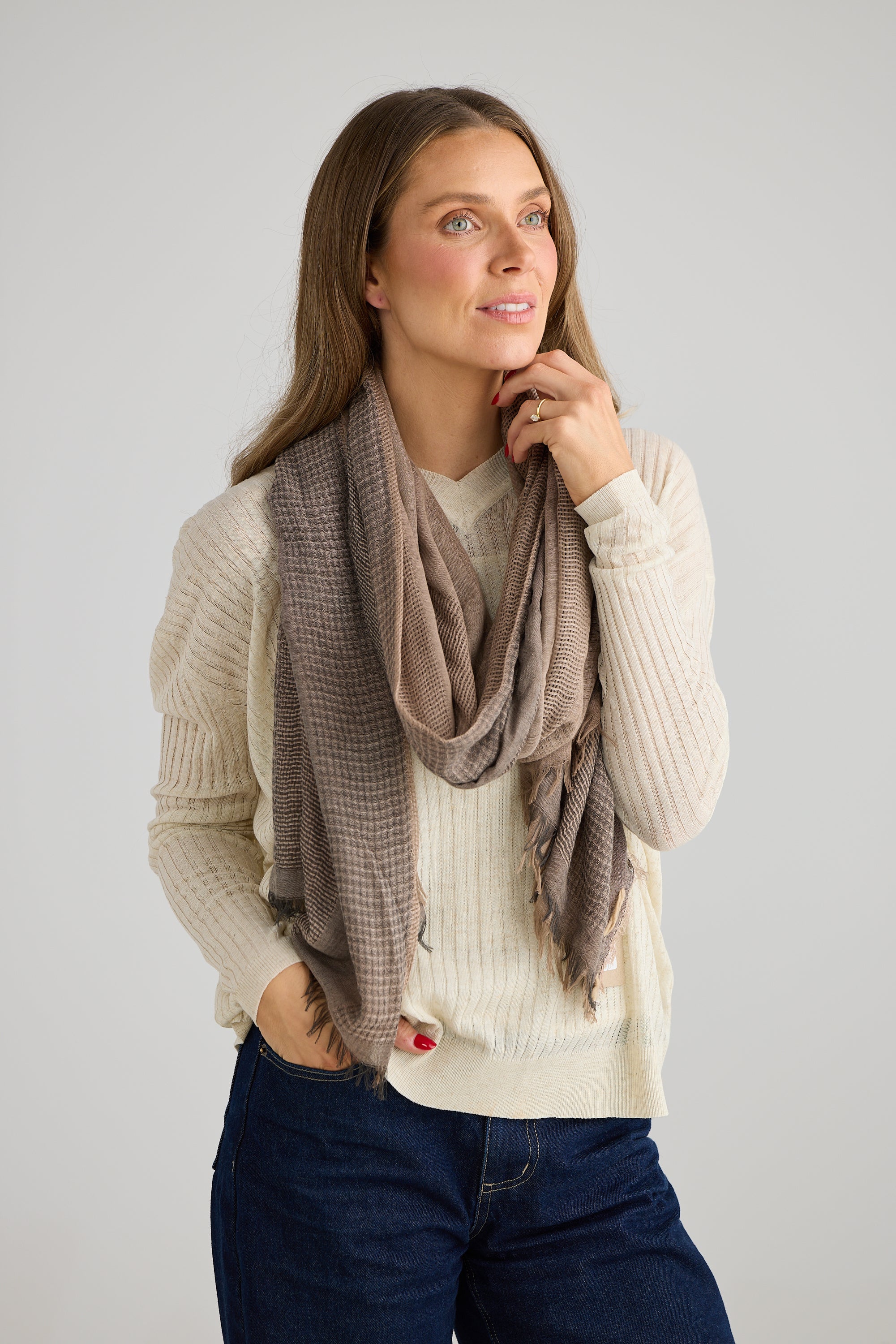 Santa Fe Scarf - Grey