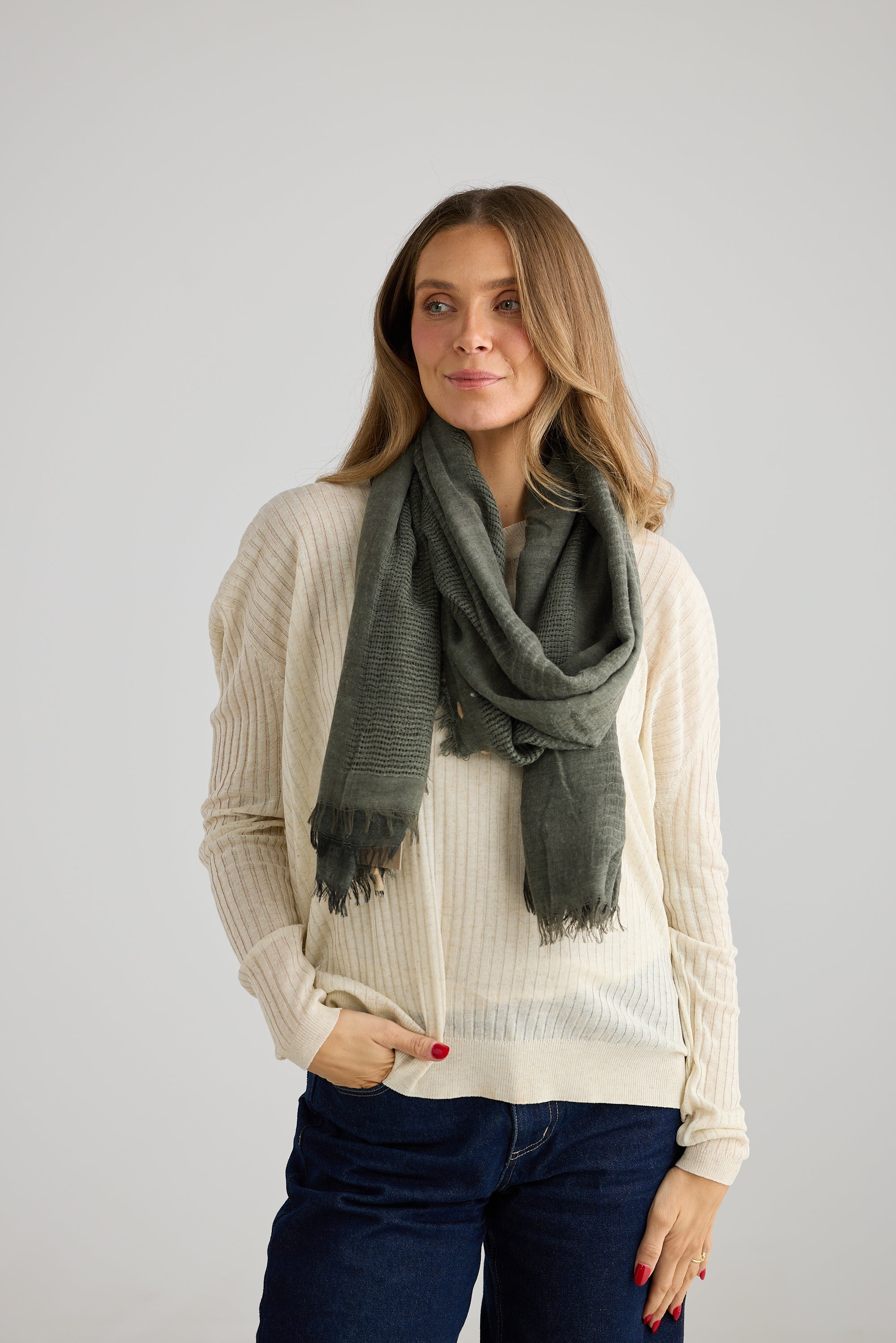 Santa Fe Scarf - Olive