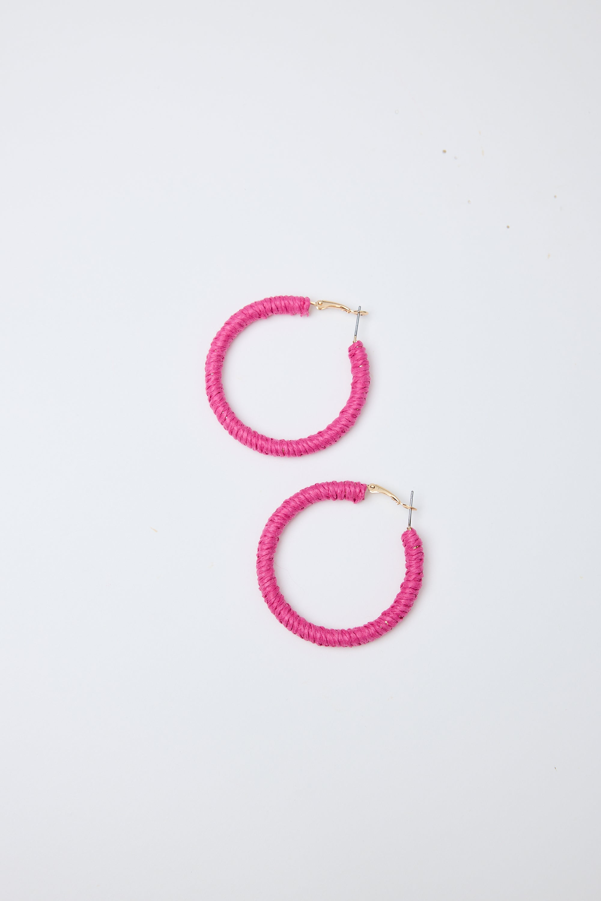 Sandra Earrings - Hot Pink