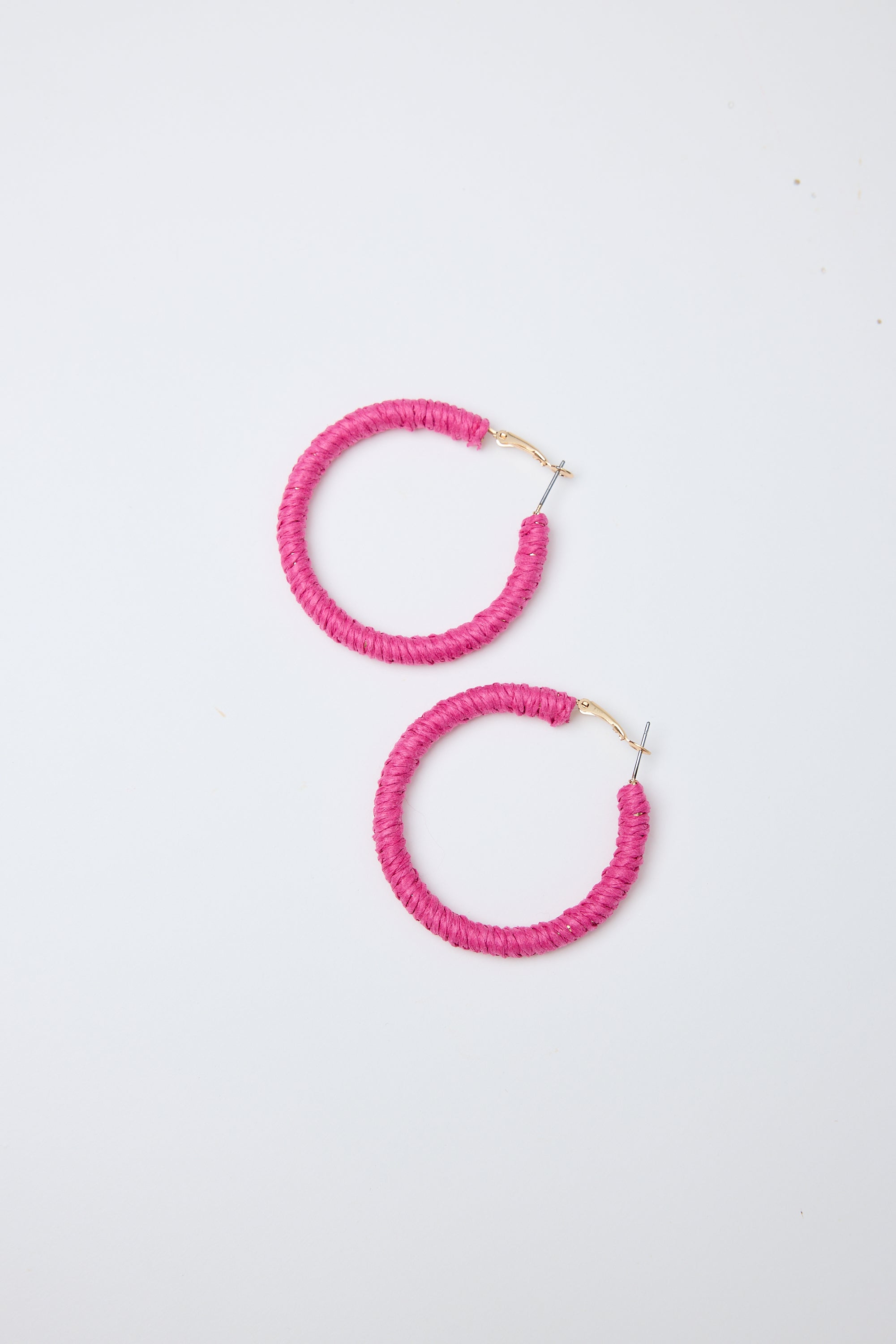 Sandra Earrings - Hot Pink