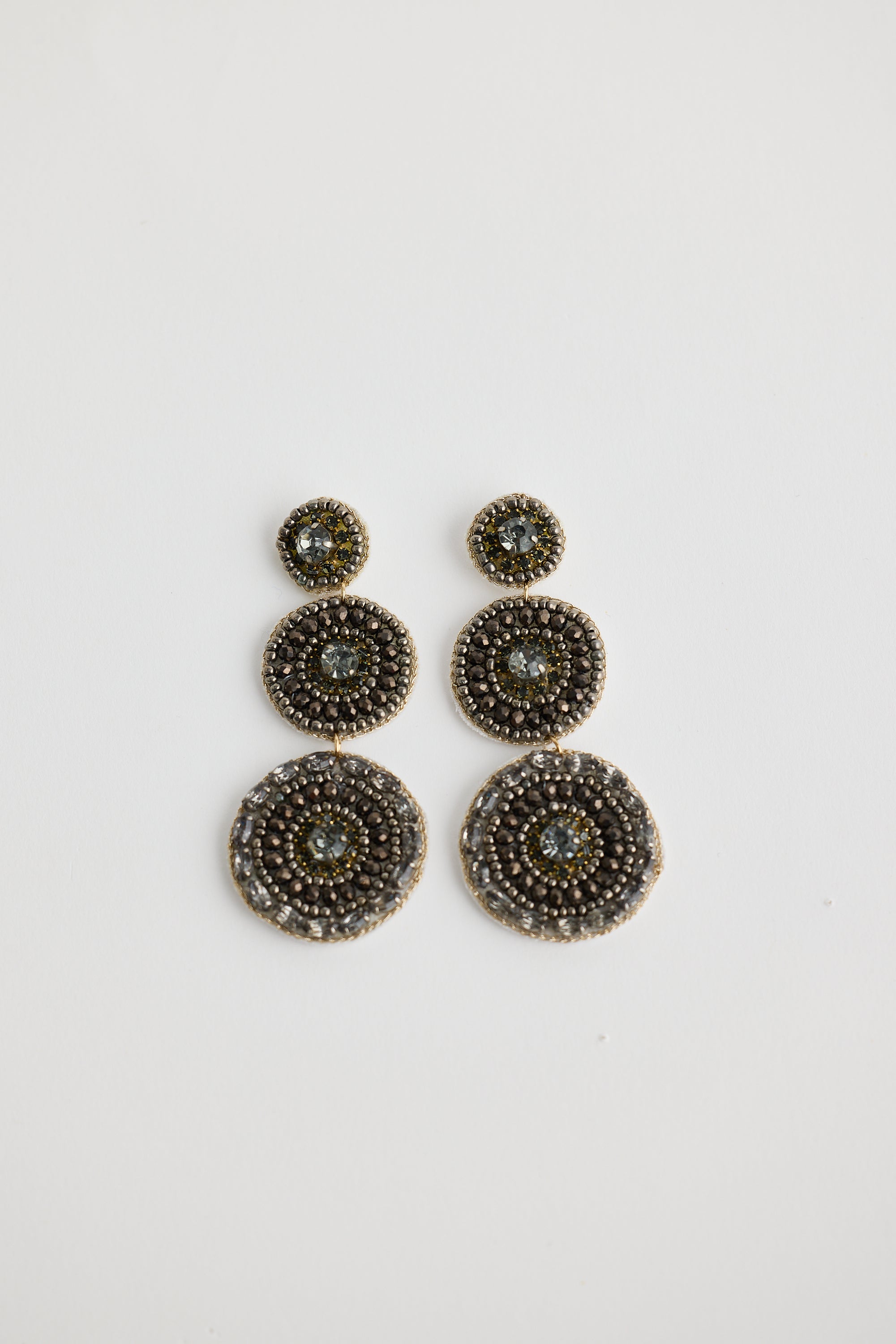 Saturday Night Earrings - Gunmetal