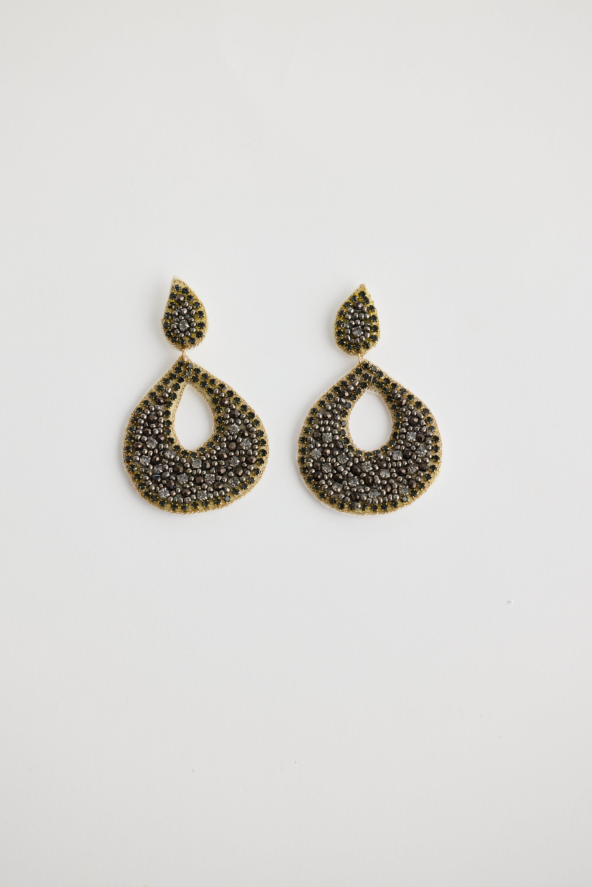 Night Out Earrings - Gunmetal
