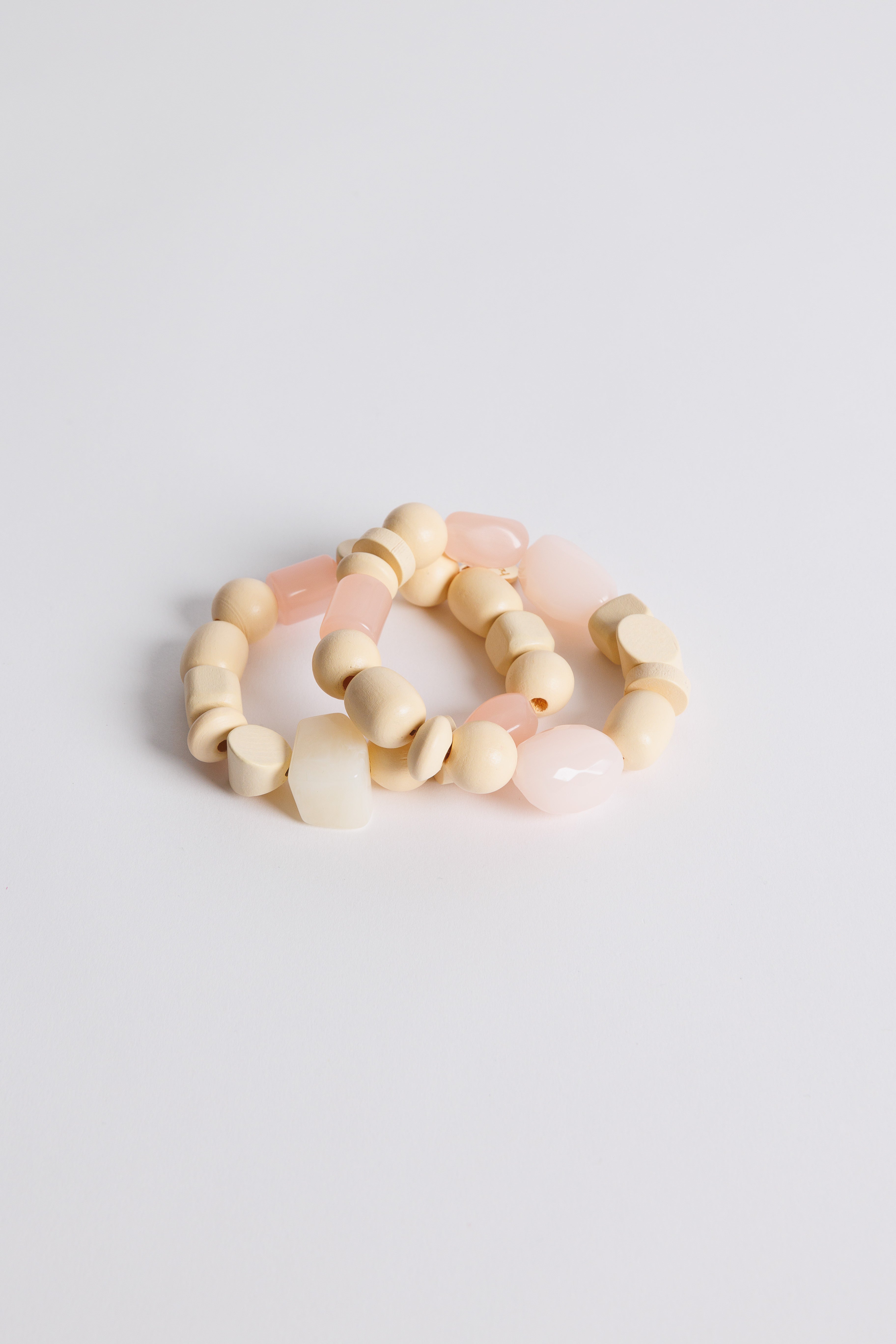 Nessa Bracelet Set - Light Pink