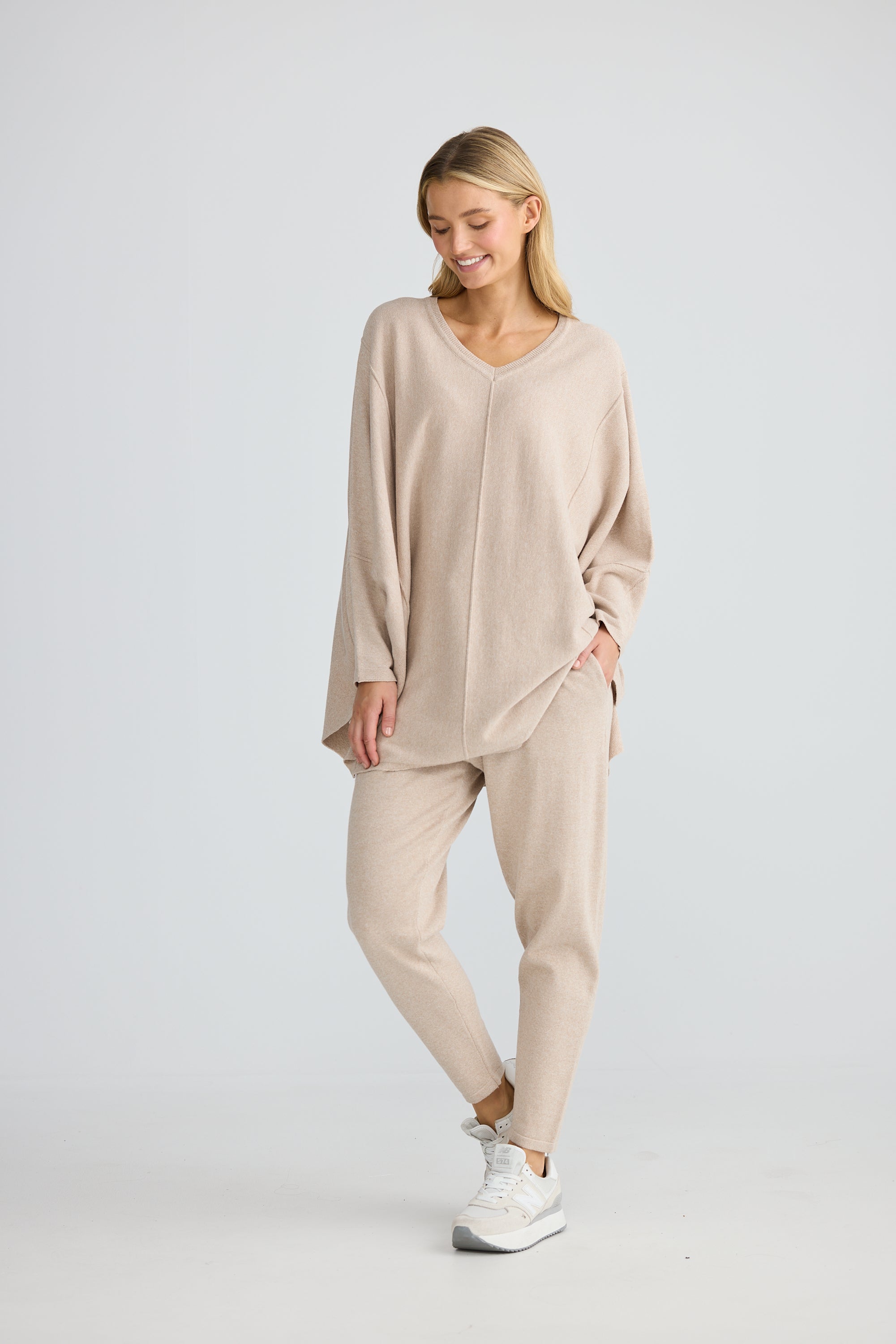 Woodside Pant - Oat Marle