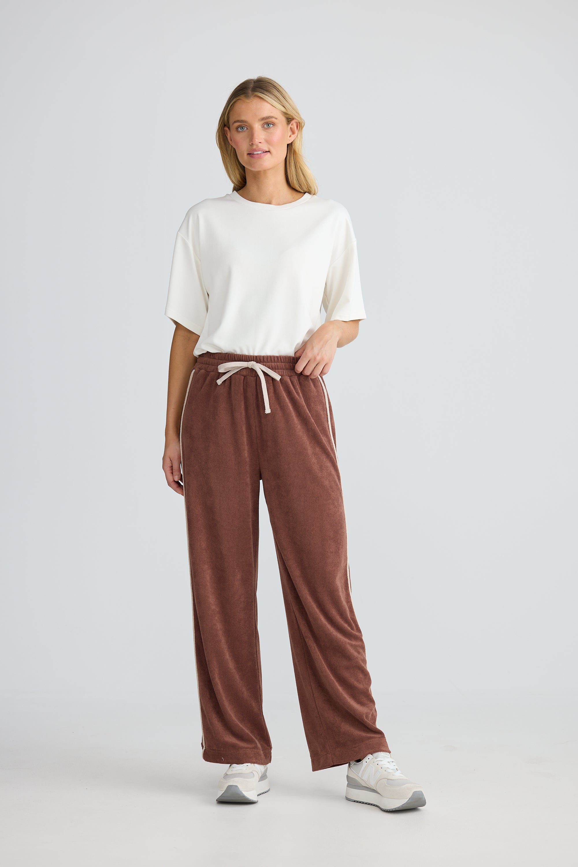 Floor Plan Pant - Coffee