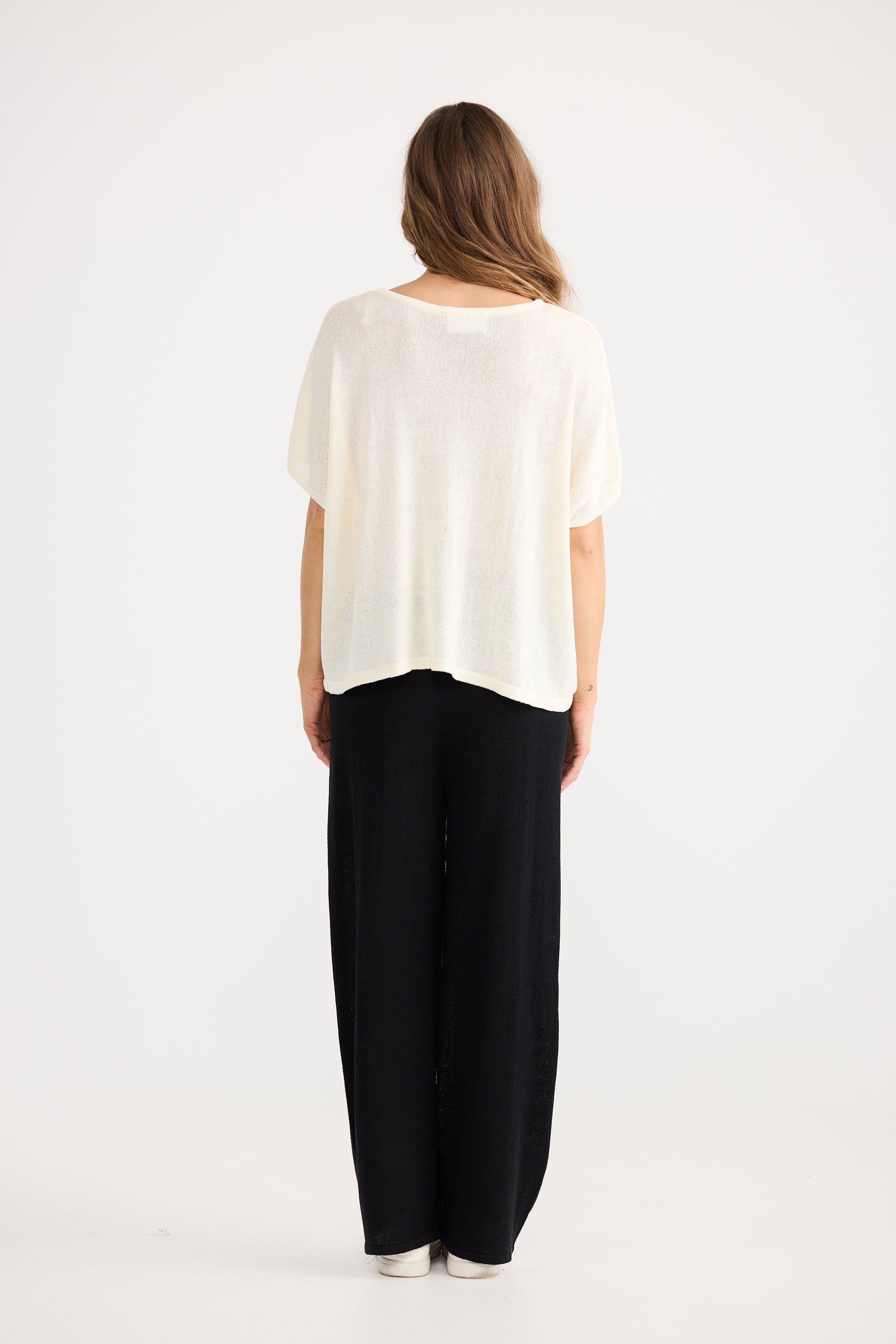 Ruthie Knit Top - Cream