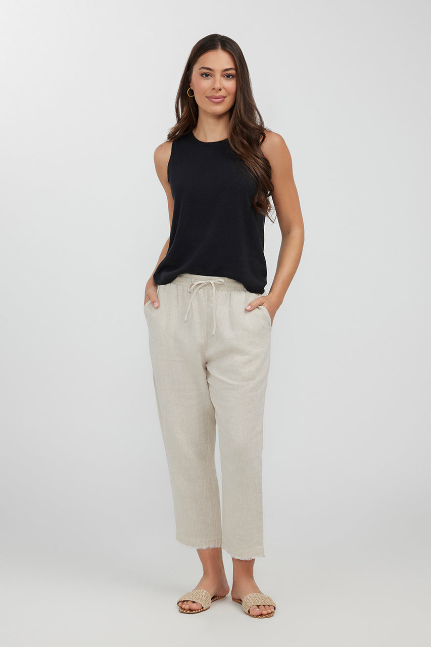 Lido 3/4 Linen Pants