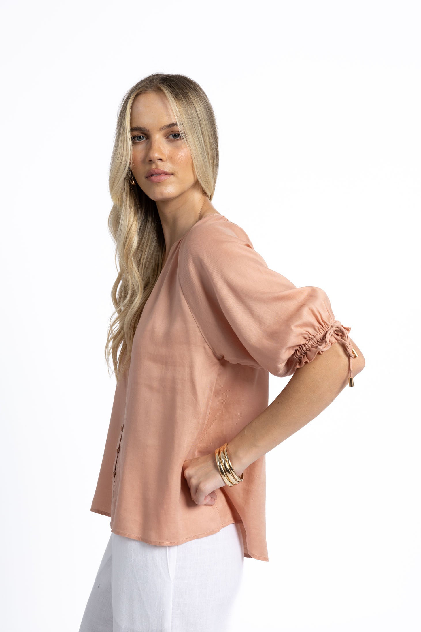 Reece Blouse - Clay