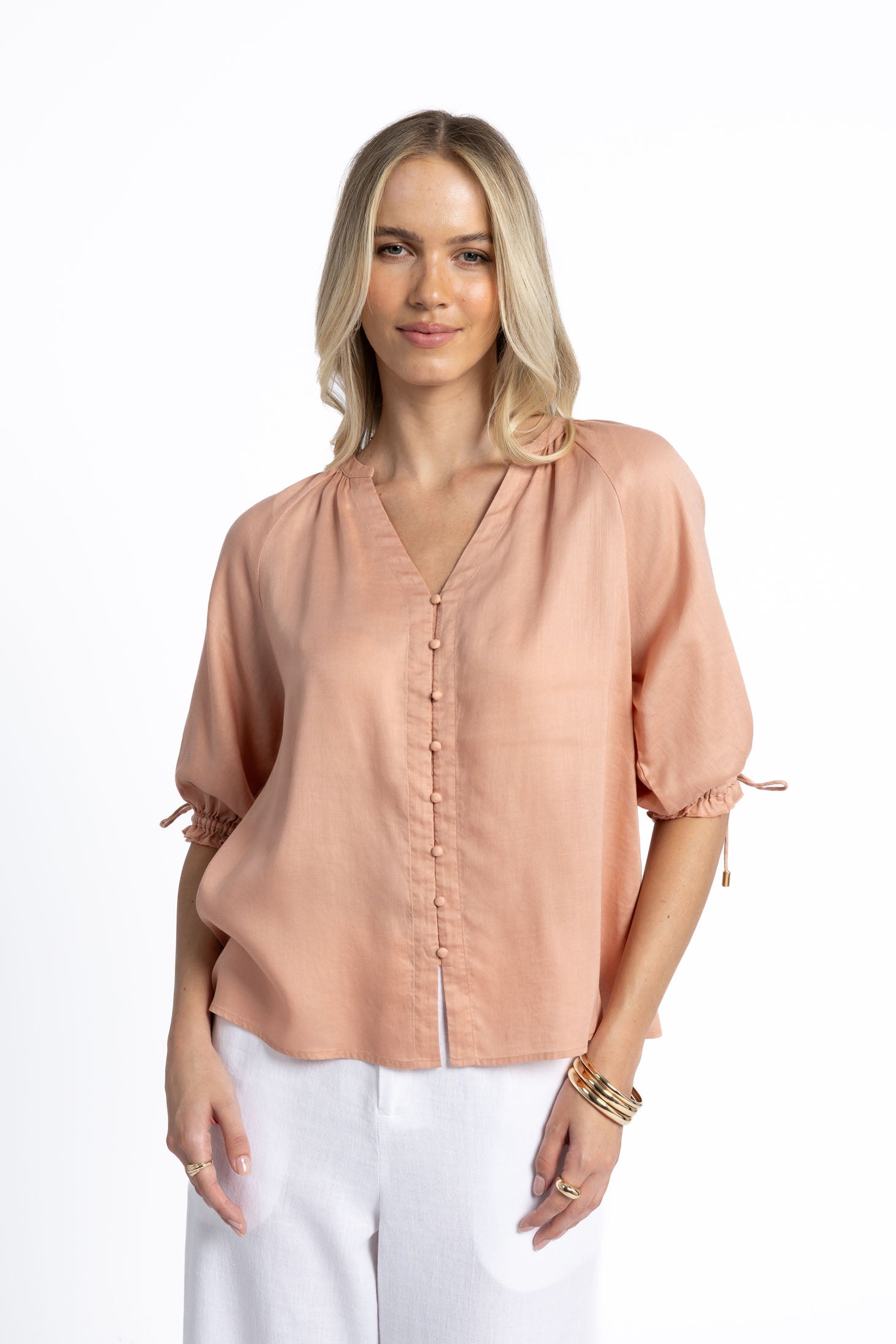 Reece Blouse - Clay