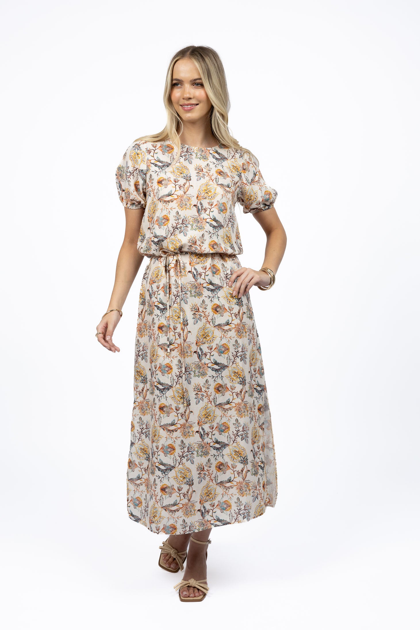 Lillian Dress - Kaffir Lilly Print