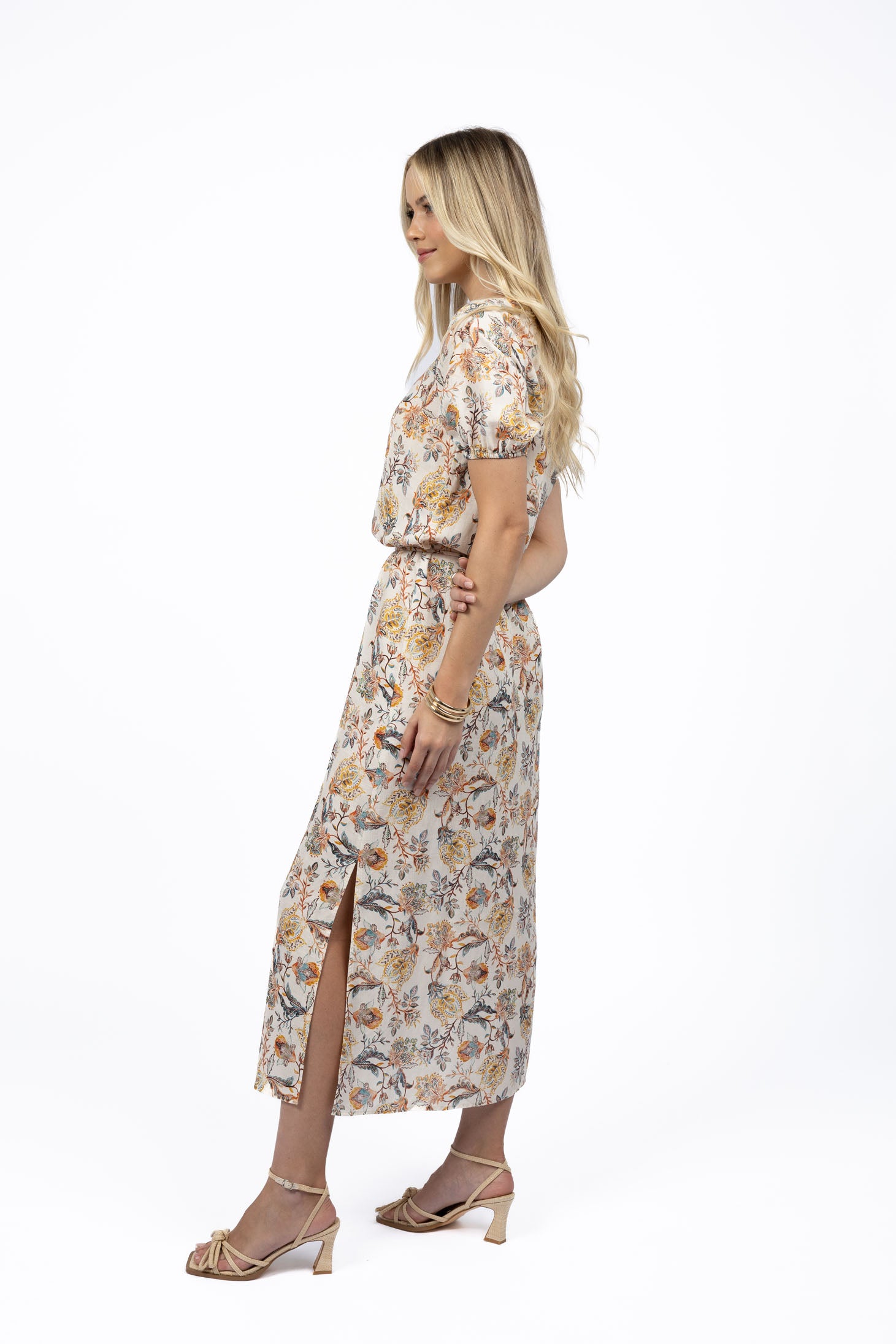 Lillian Dress - Kaffir Lilly Print