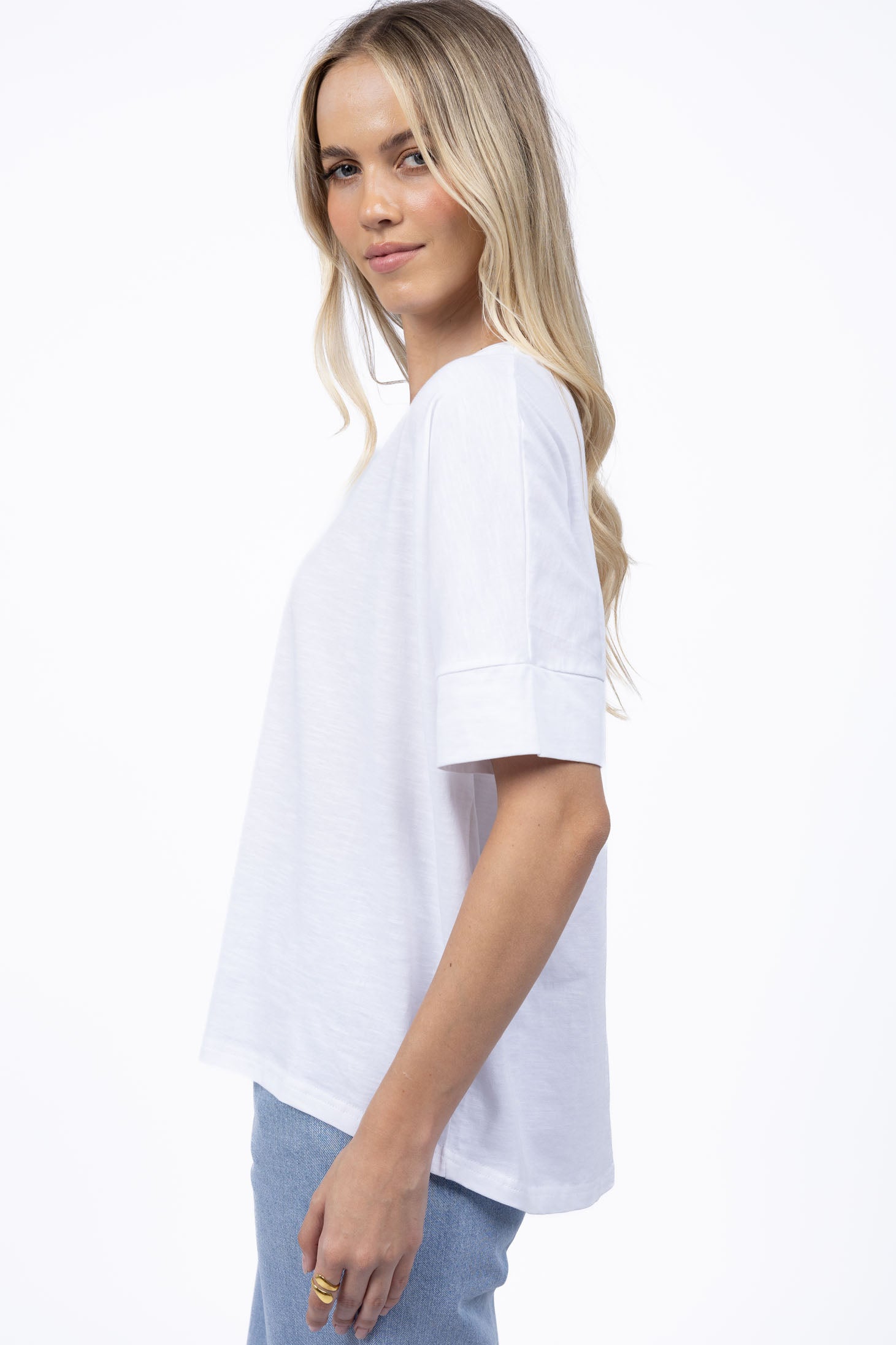 Dippy Tee - White