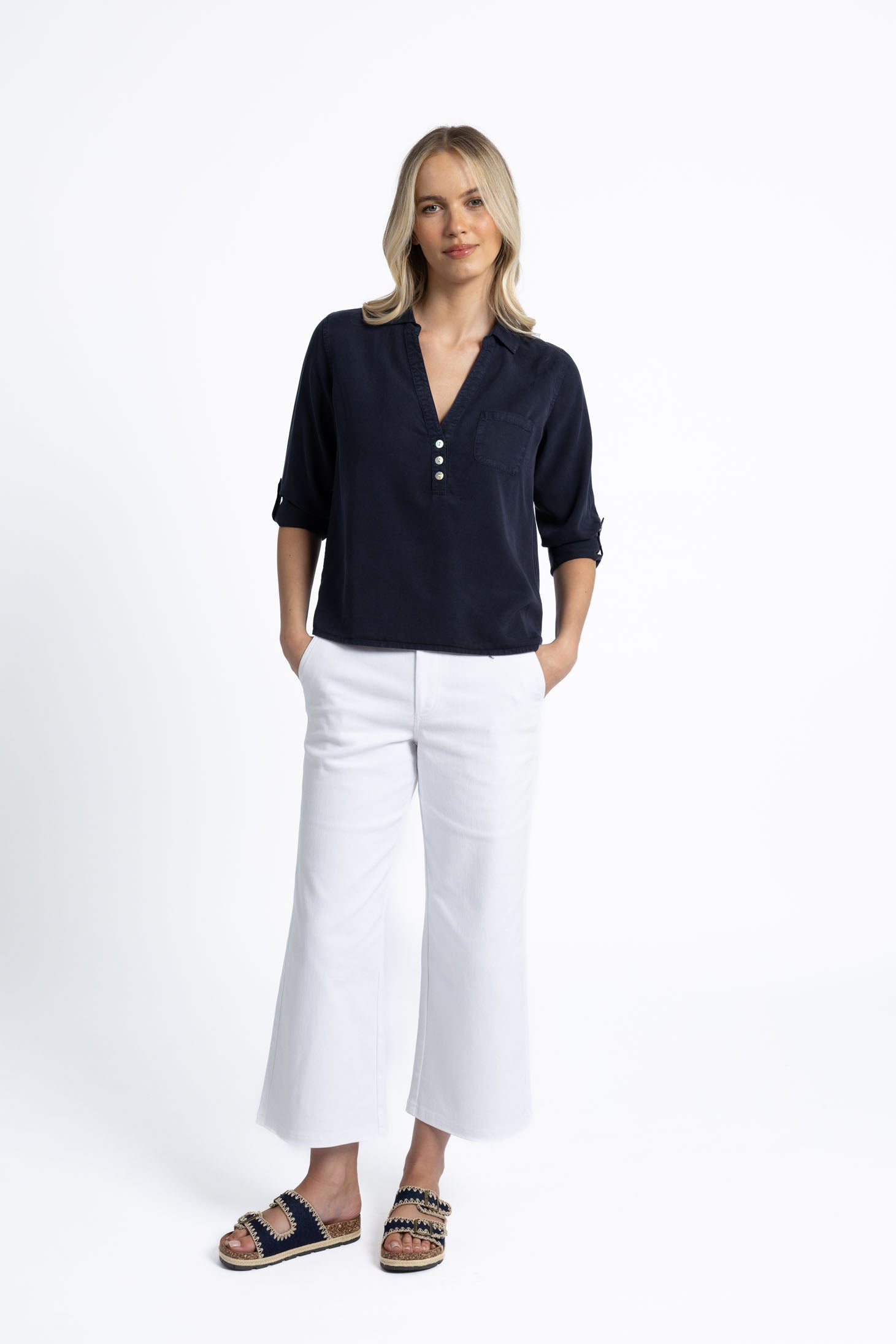 Leni Shirt - Navy
